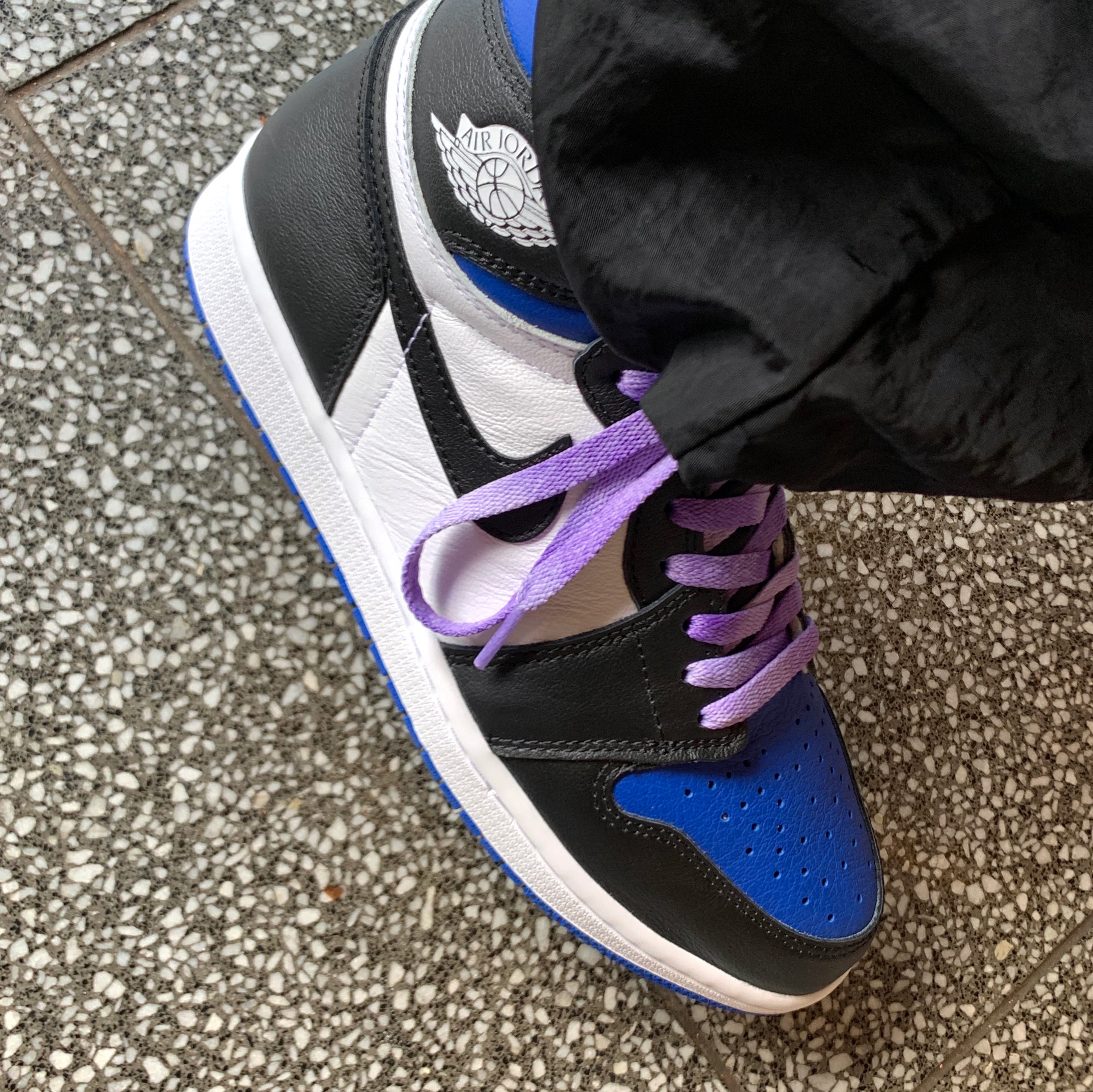 Jordan 1 Retro High OG Royal Toe 착용 스타일