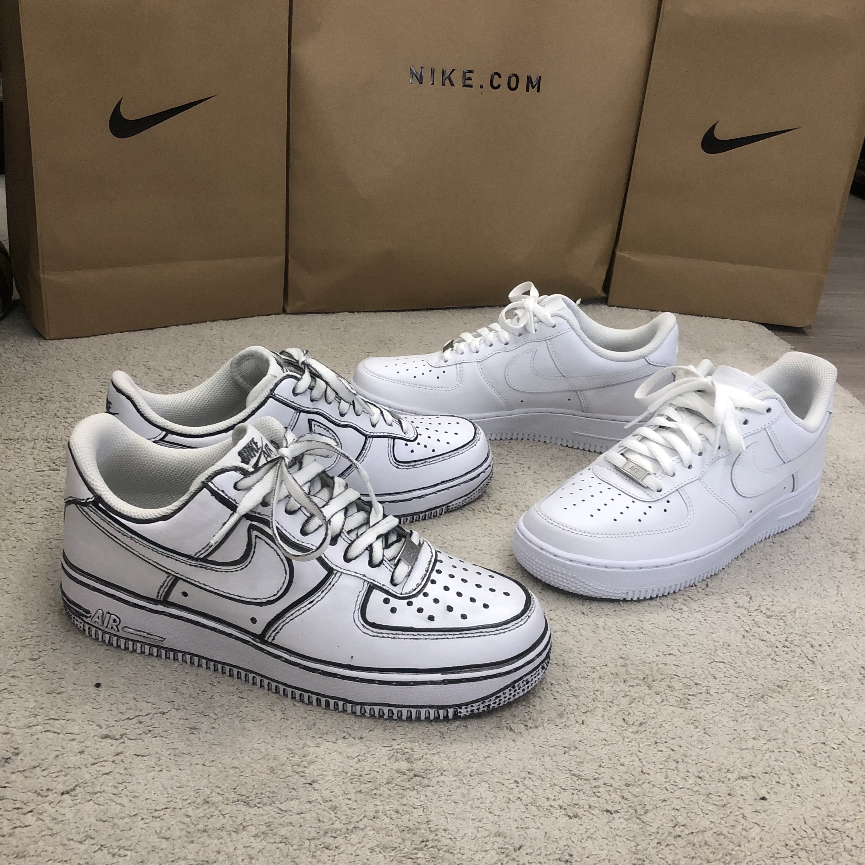 Nike Air Force 1 '07 Low White 착용 스타일