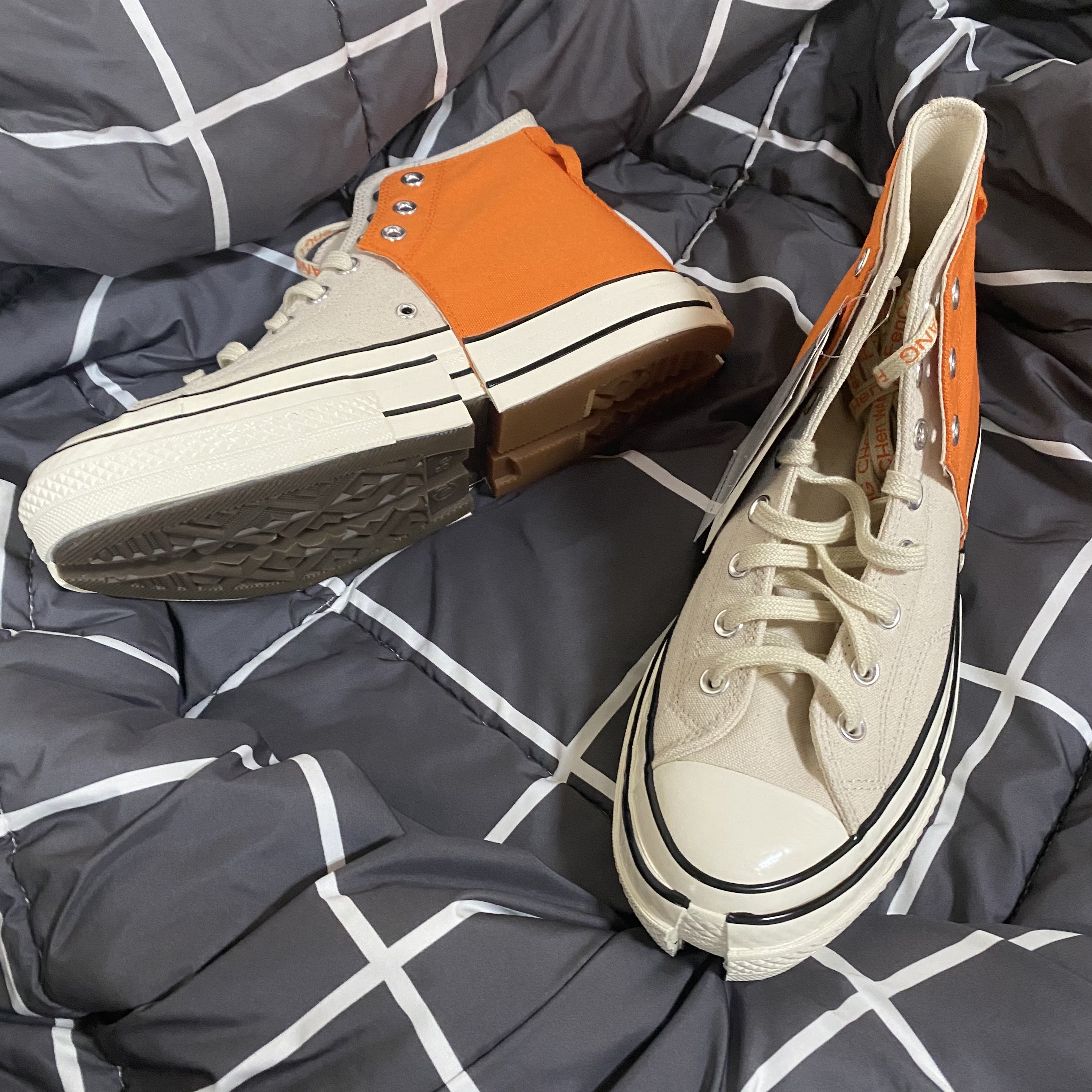 Converse x Feng Chen Wang Chuck 70 2-in-1 Persimmon Orange 착용 스타일 - 2