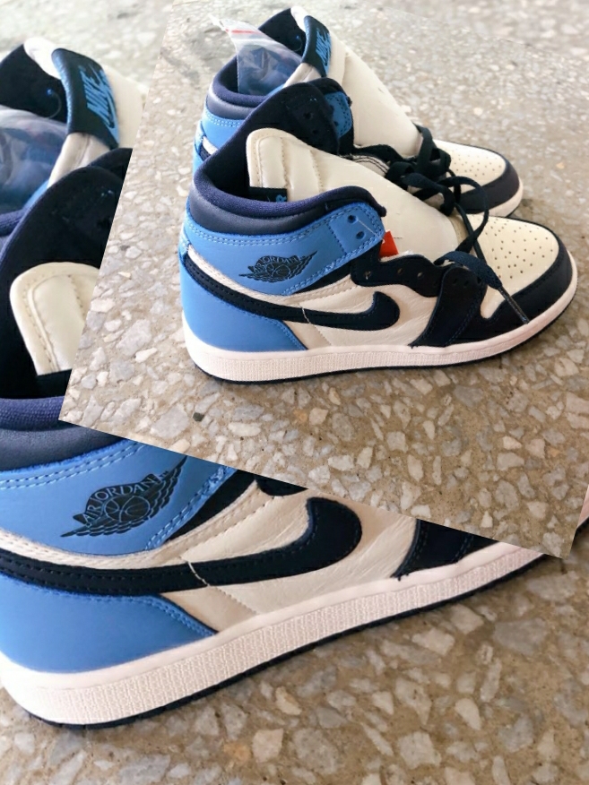 (GS) Jordan 1 Retro High Obsidian UNC 착용 스타일
