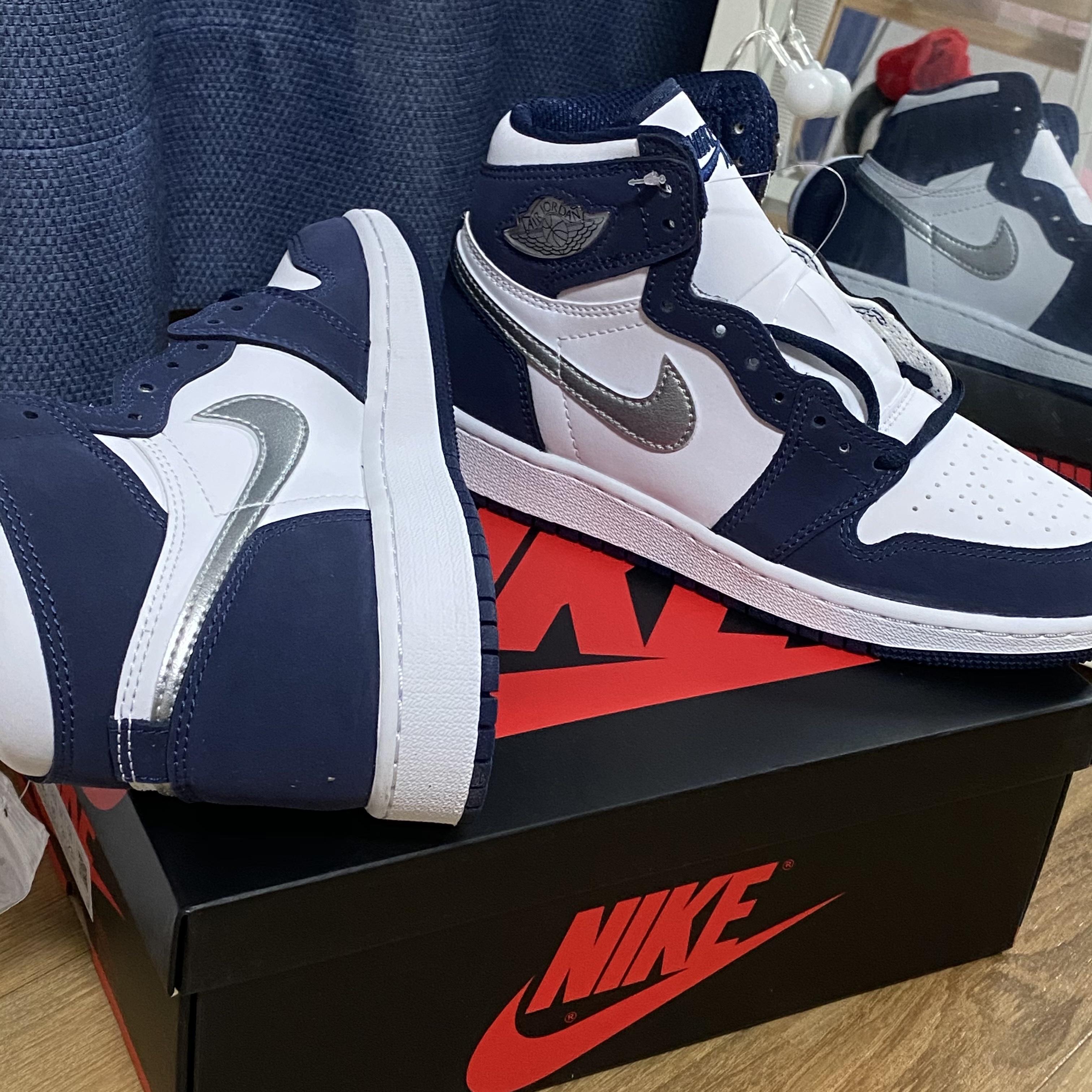 (GS) Jordan 1 Retro High OG CO.JP Midnight Navy 착용 스타일 - 2