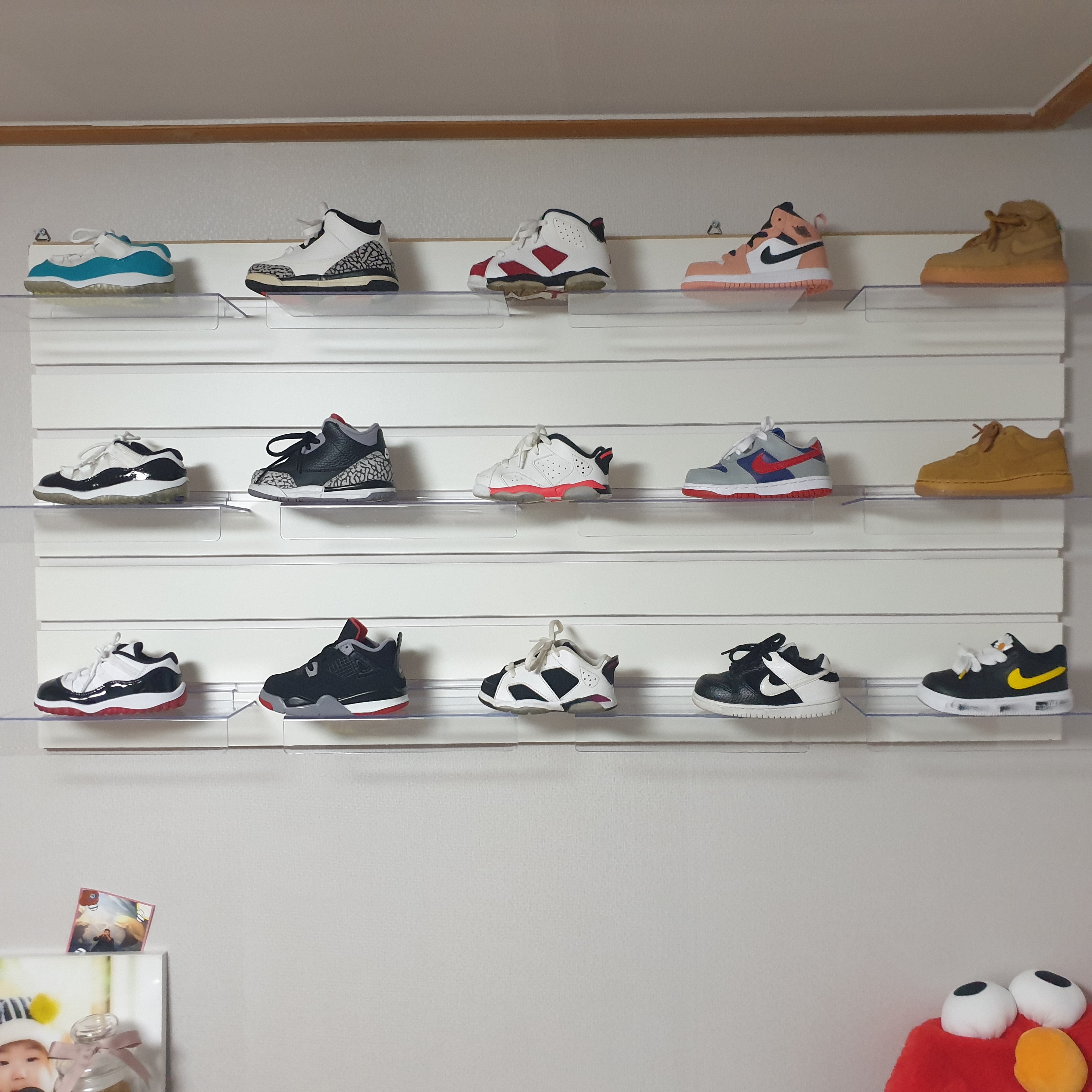 (TD) Jordan 4 Retro Bred 2019, (TD) Jordan 11 Retro Low Concord Bred 착용 스타일