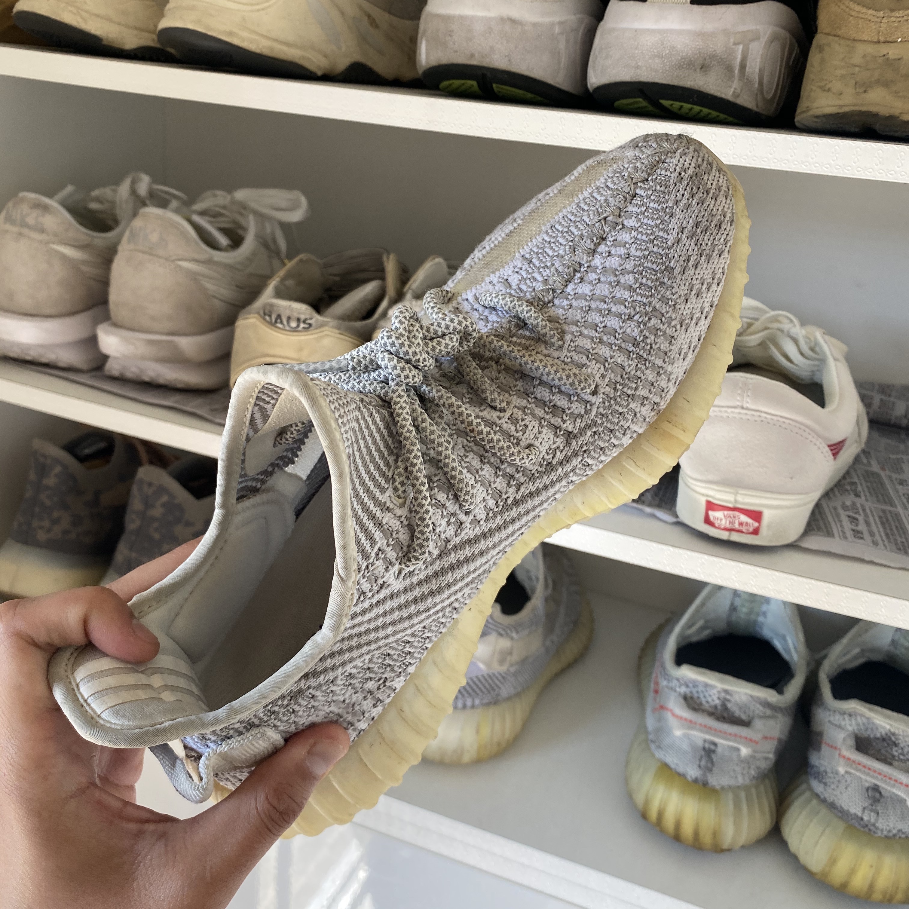 Adidas Yeezy Boost 350 V2 Static - Non-Reflective 2018 착용 스타일