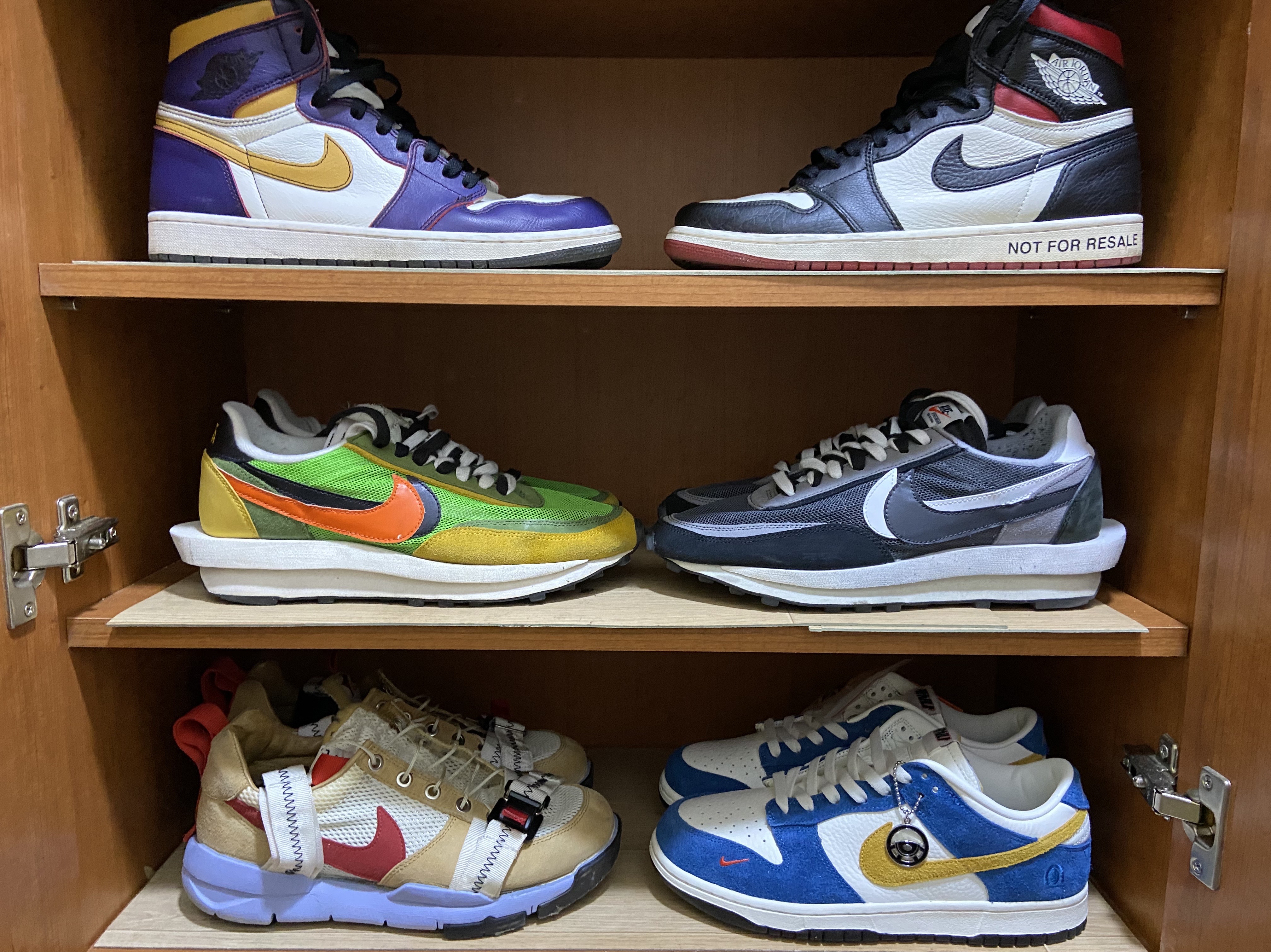 Jordan 1 Retro High OG Defiant SB LA to Chicago, Jordan 1 Retro High Not for Resale Varsity Red 착용 스타일