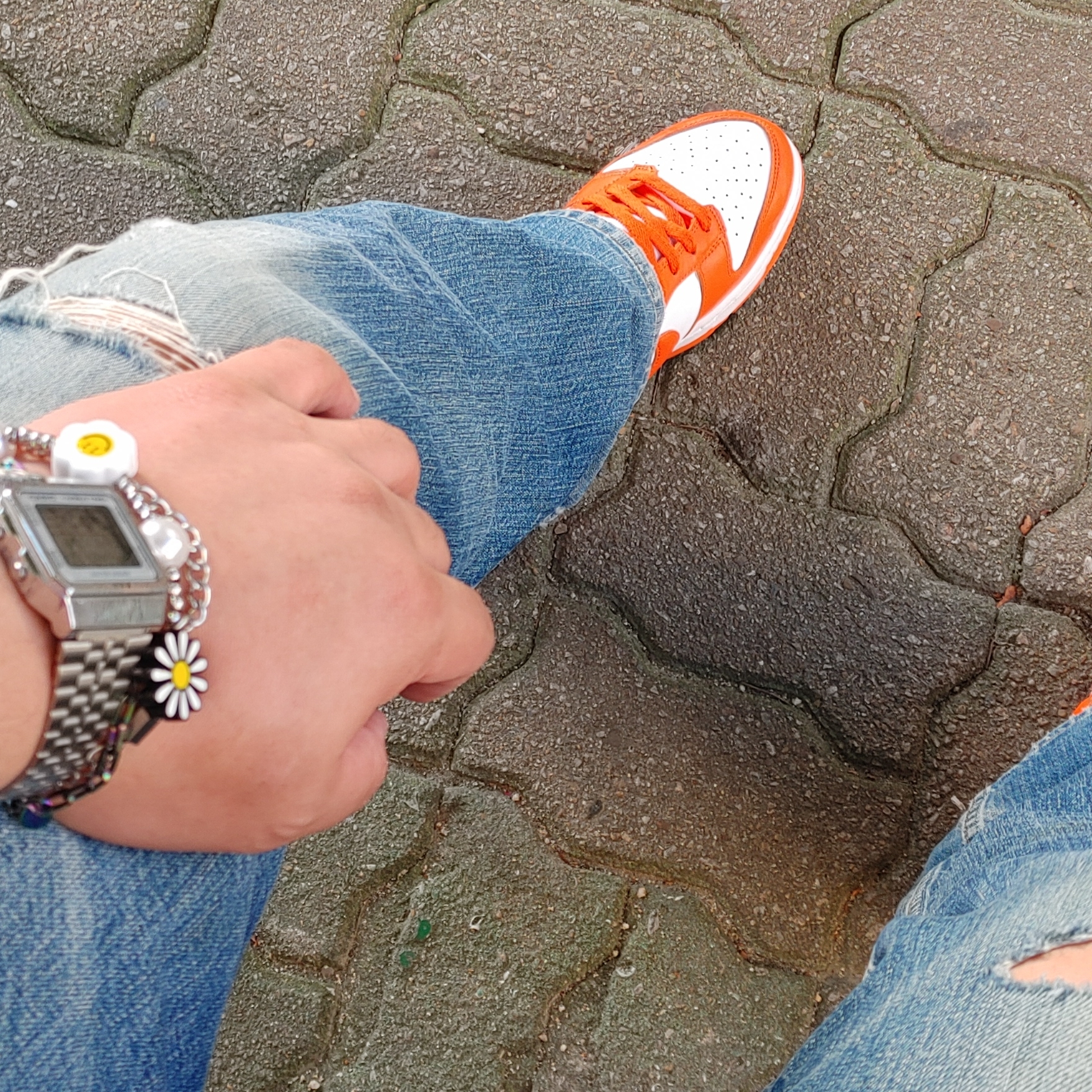 Nike Dunk Low SP Syracuse 2020 착용 스타일