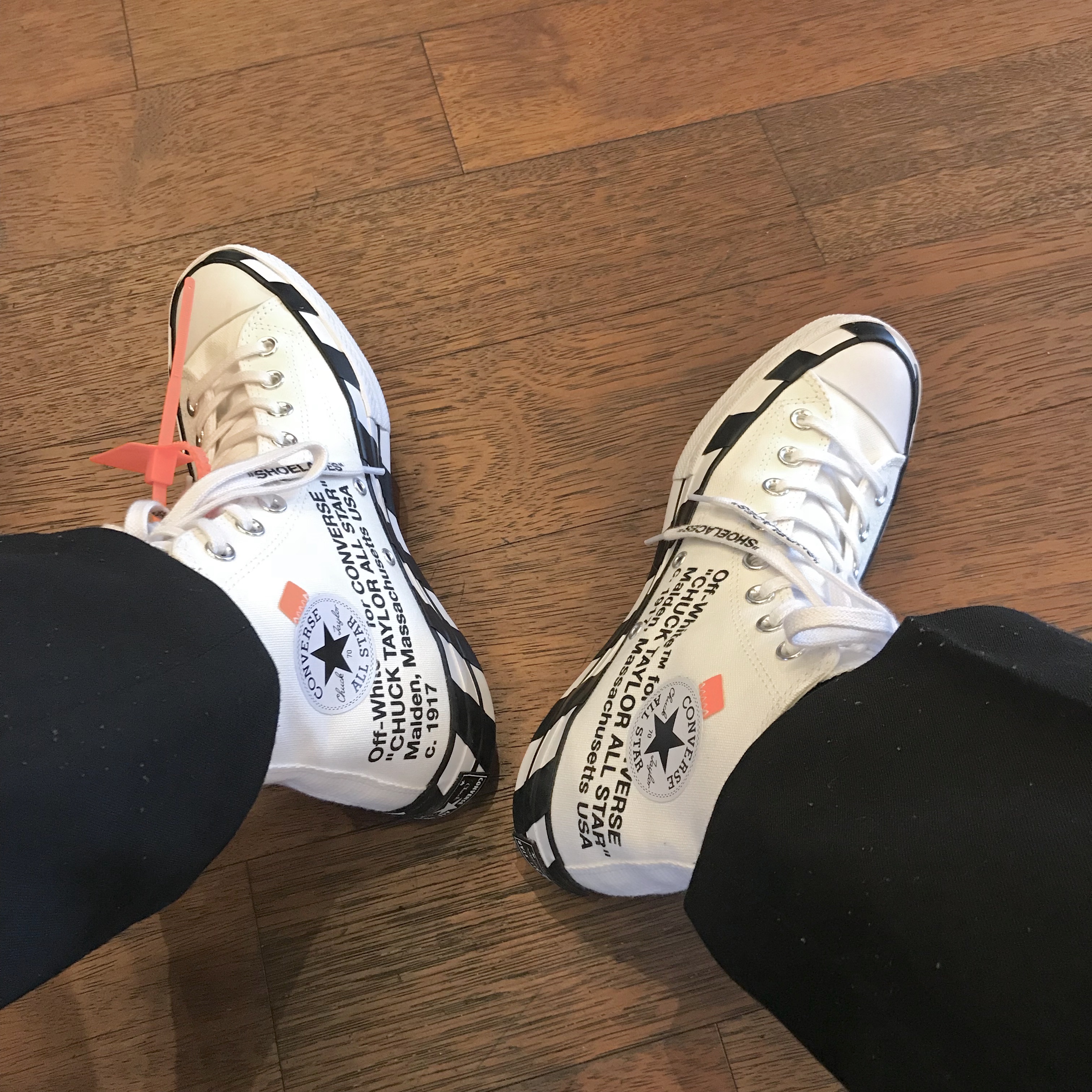 Converse x Off-White Chuck 70 High V2 2018 착용 스타일