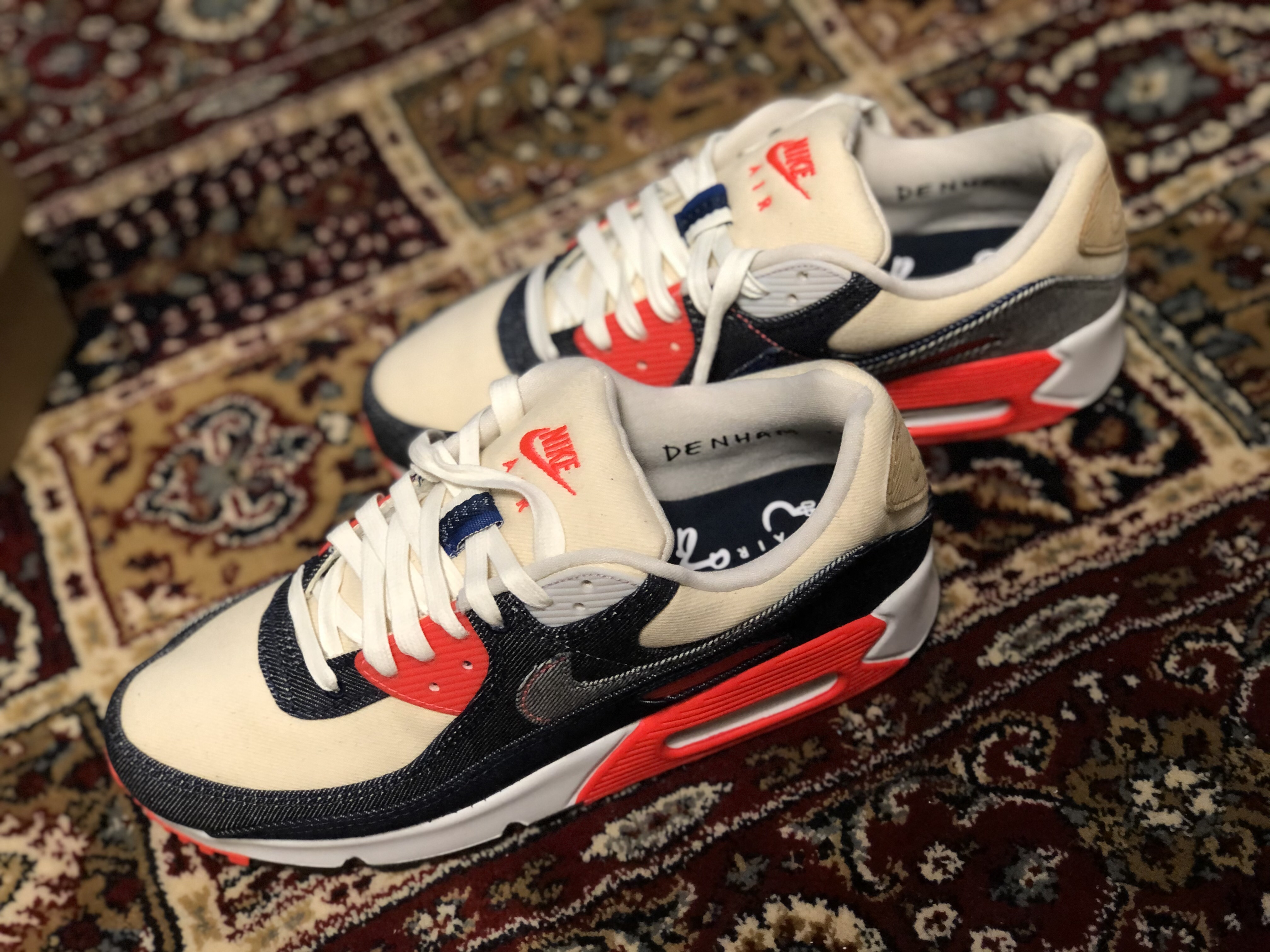 Nike x Denham Air Max 90 Infrared, Nike x Denham Air Max 95 Volt 착용 스타일 - 2