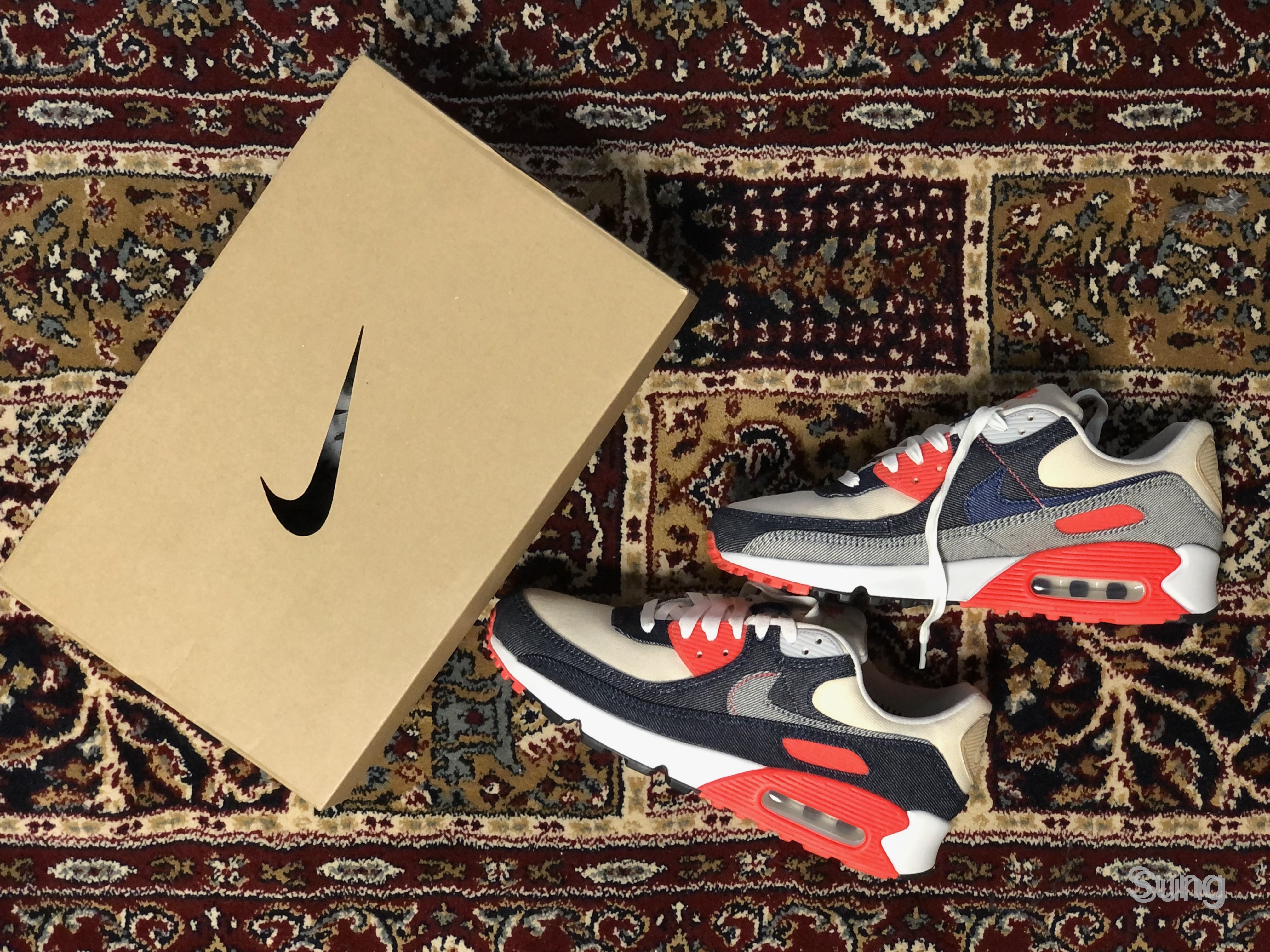 Nike x Denham Air Max 90 Infrared, Nike x Denham Air Max 95 Volt 착용 스타일 - 1