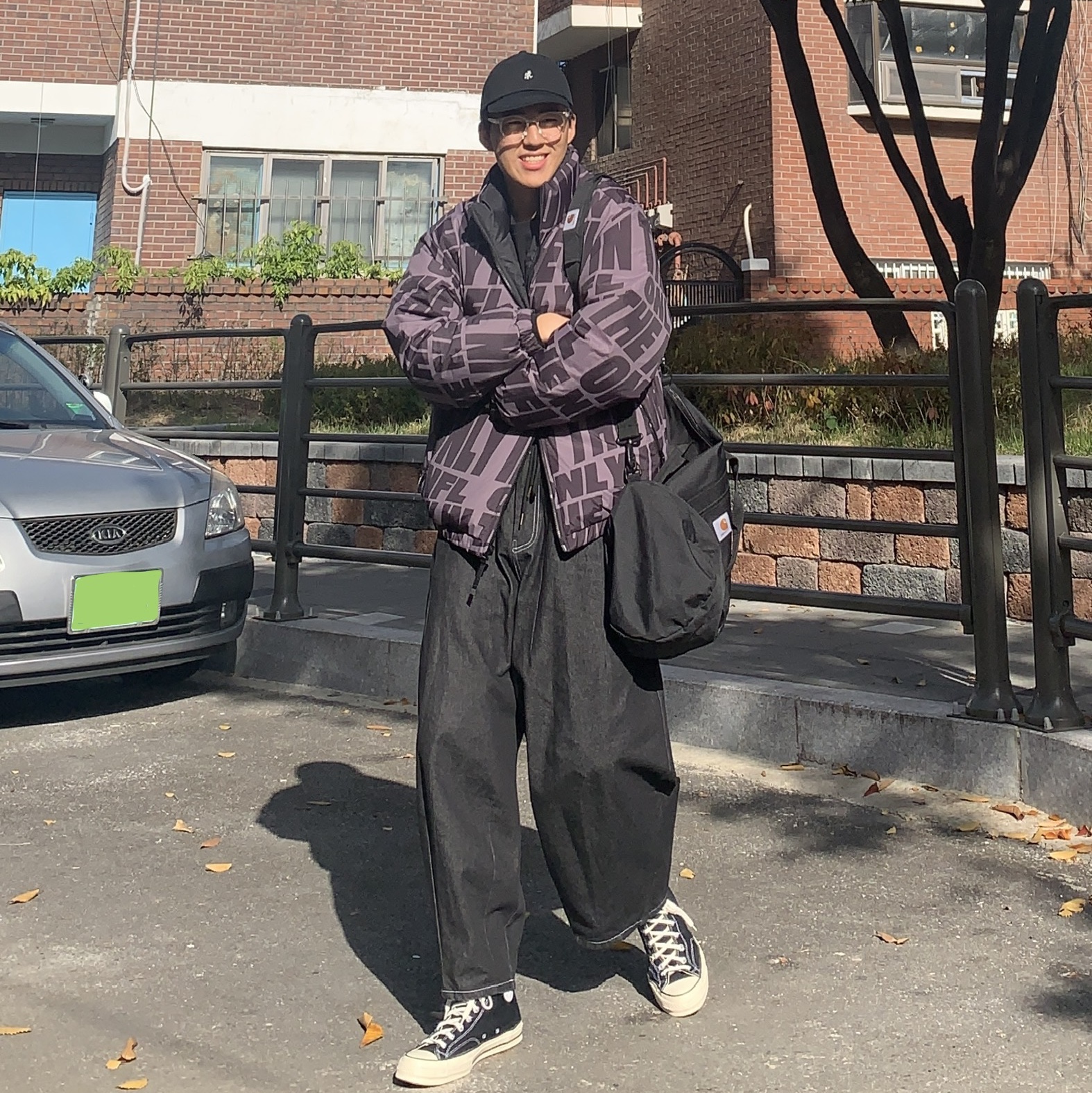 Converse Chuck 70 Hi Black 착용 스타일