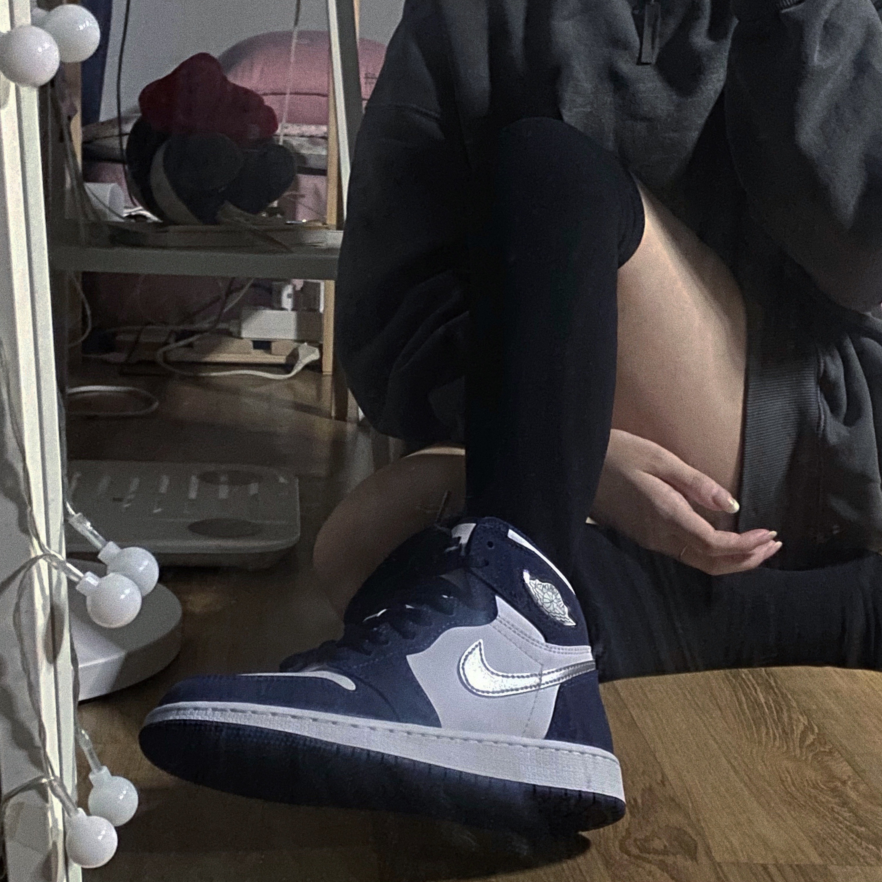 (GS) Jordan 1 Retro High OG CO.JP Midnight Navy 착용 스타일 - 1