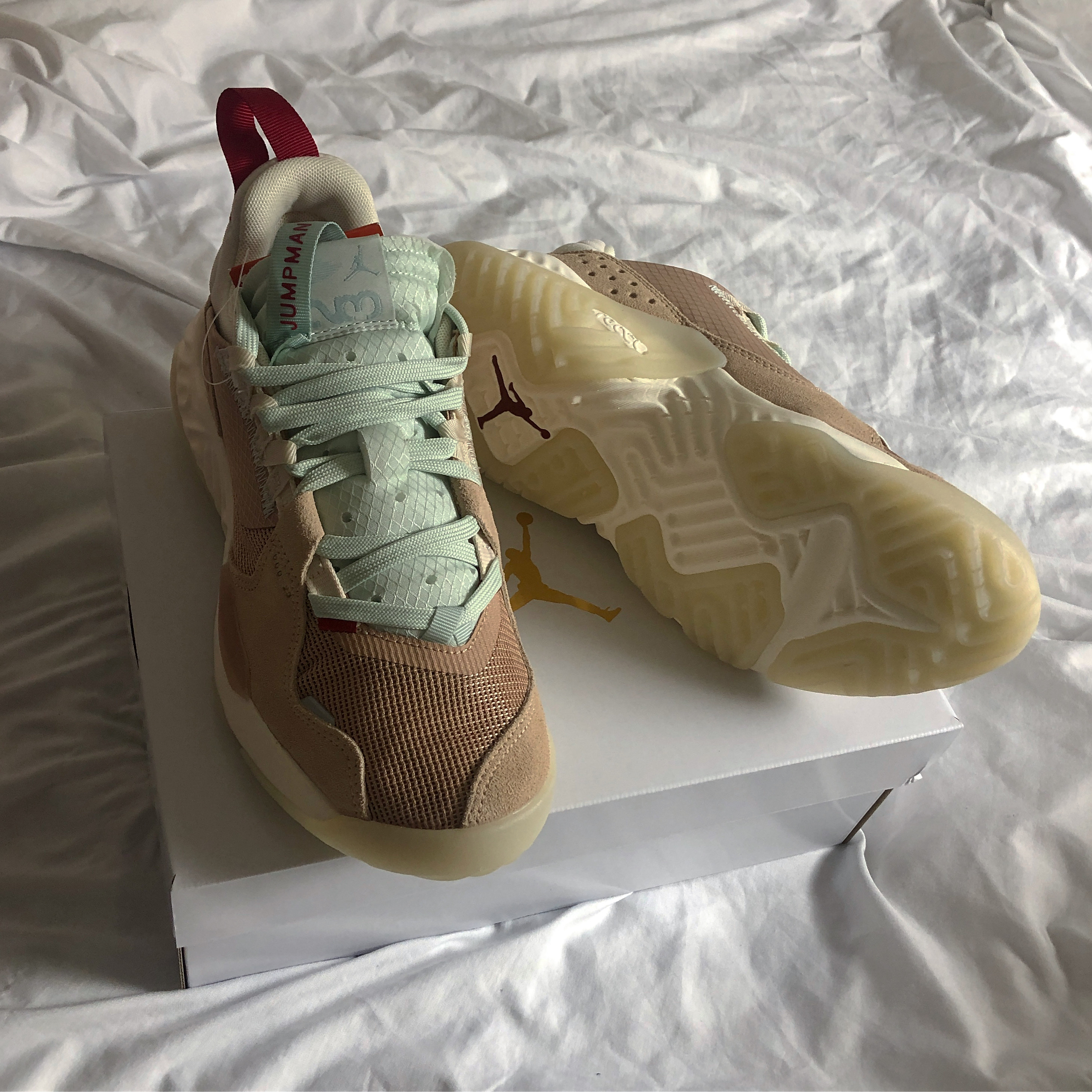 (W) Jordan Delta SP Vachetta Tan 착용 스타일