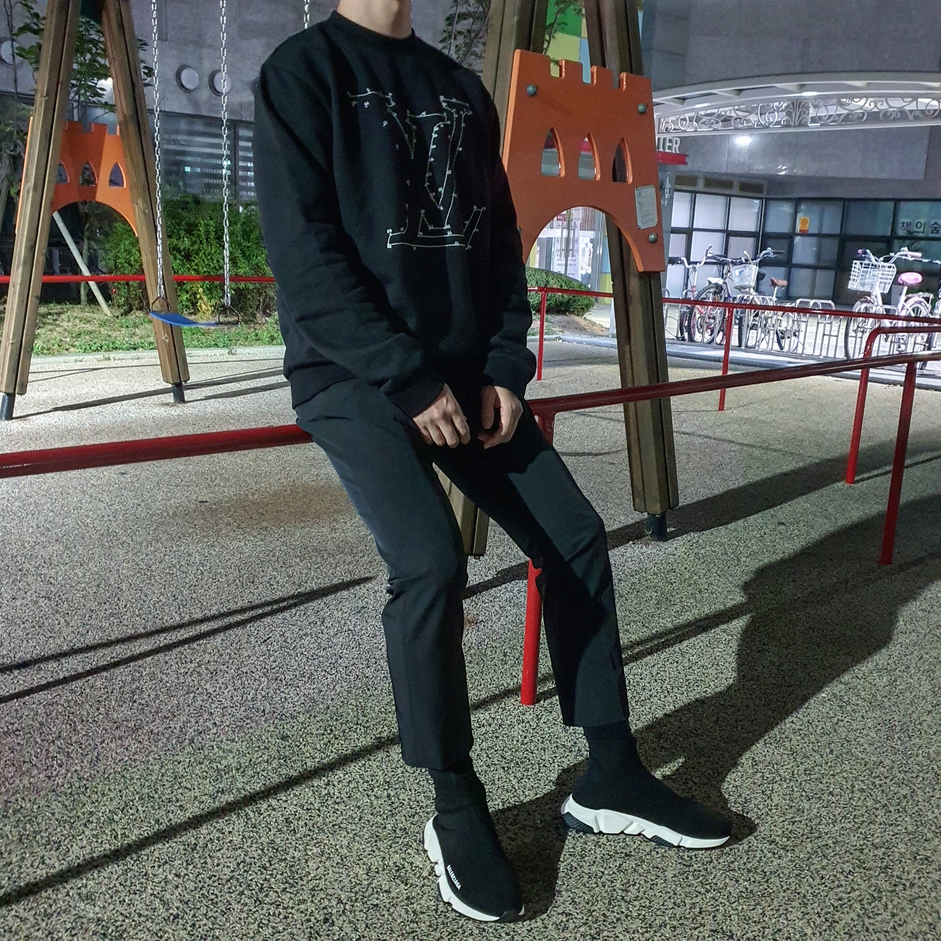 Balenciaga Speed Trainer Black White 2020 착용 스타일