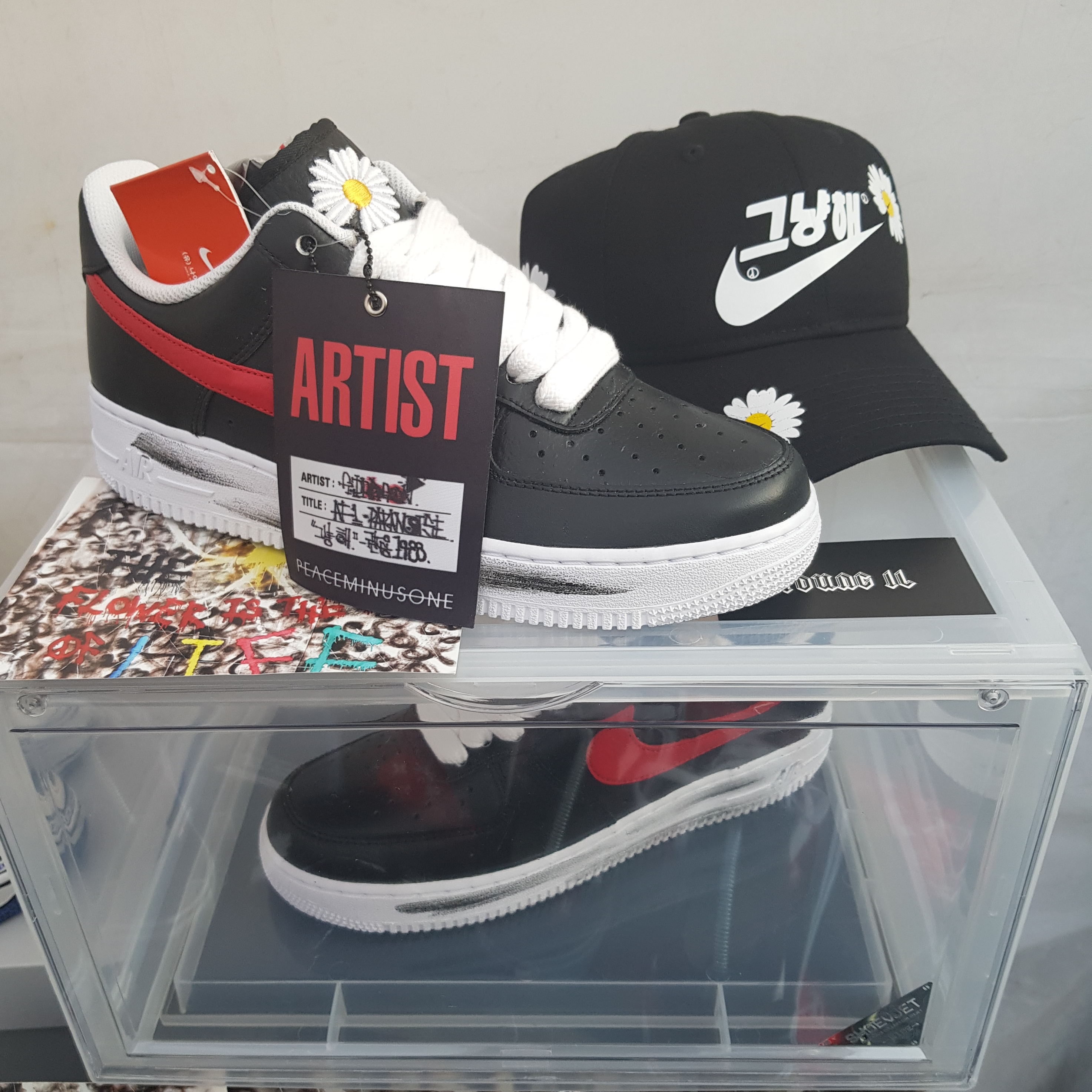 Nike x Peaceminusone Air Force 1 Low Para-Noise - Korea Exclusive 착용 스타일
