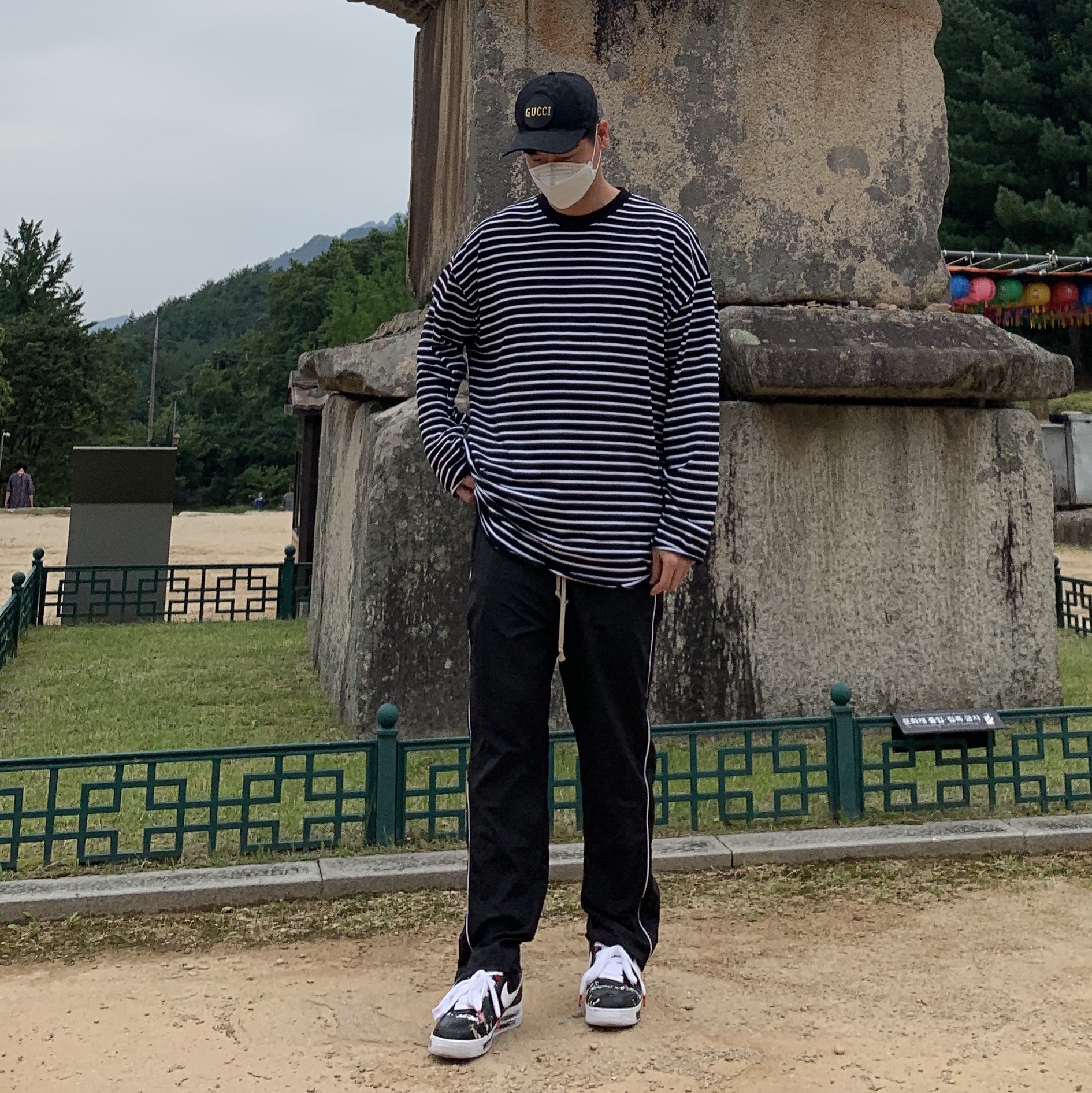 Nike x Peaceminusone Air Force 1 Low Para-Noise 착용 스타일 - 1