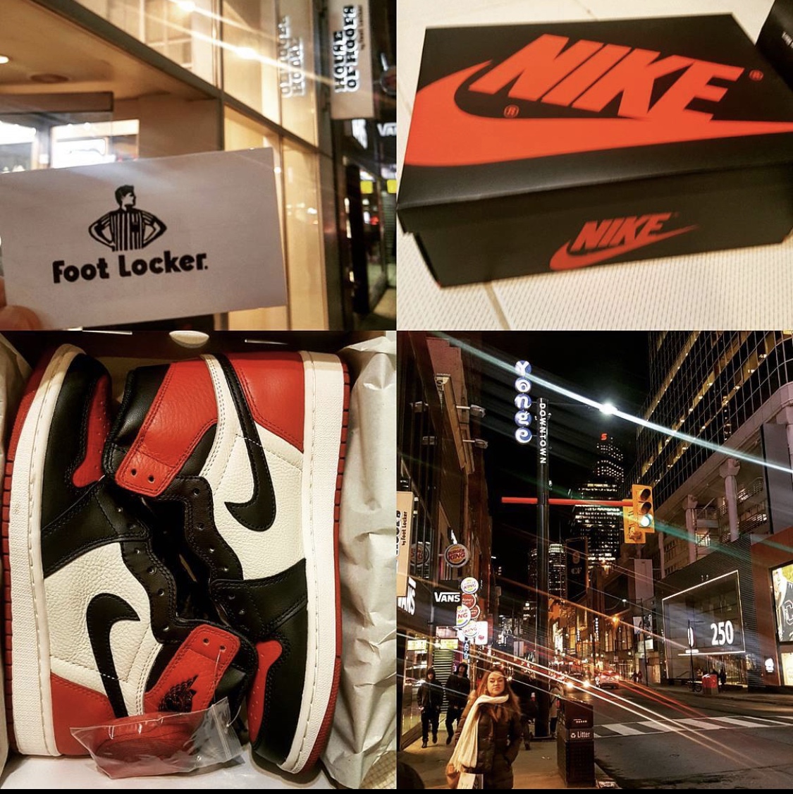 Jordan 1 Retro High OG Bred Toe 착용 스타일