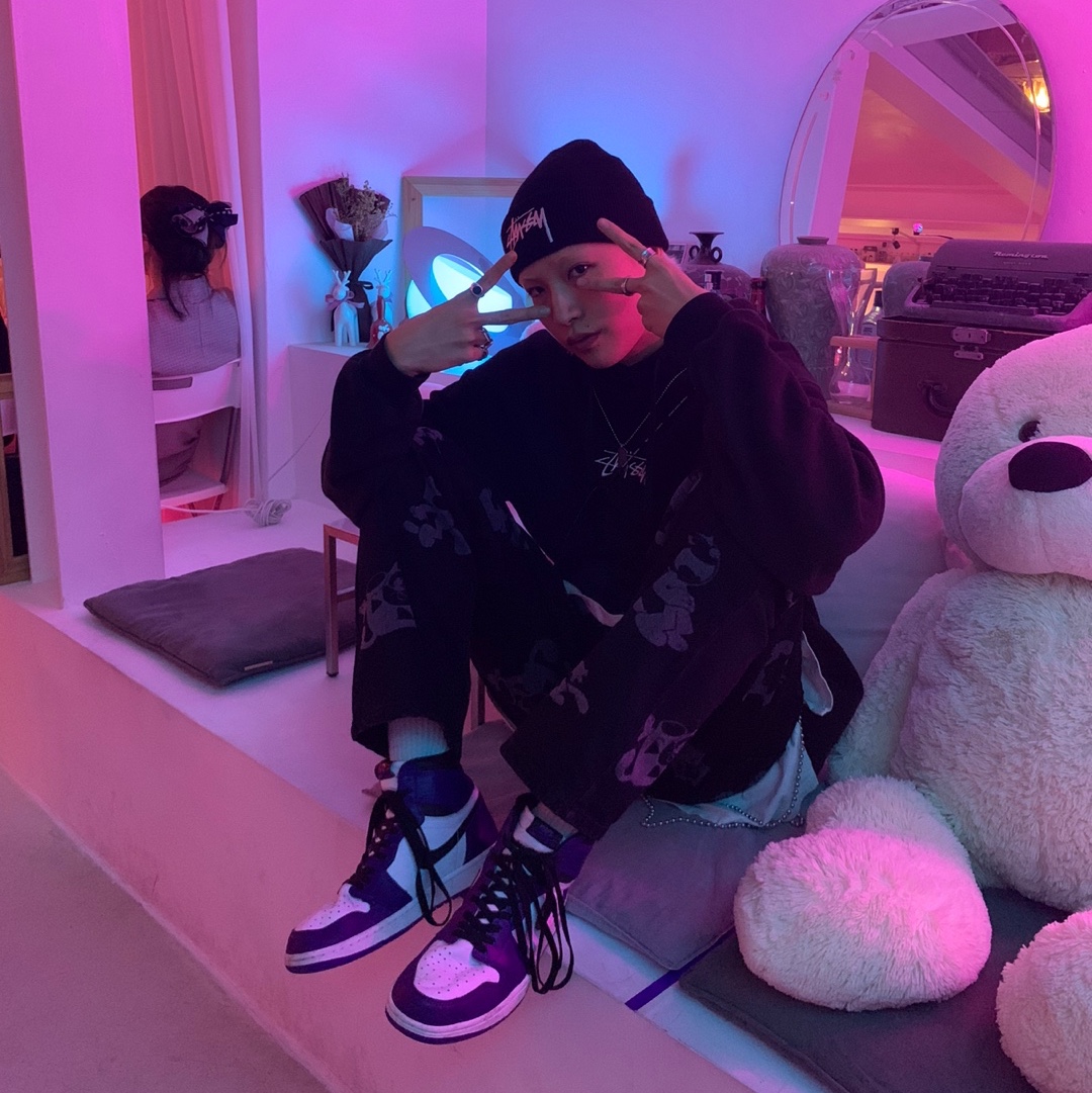Jordan 1 Retro High OG Court Purple 2020 착용 스타일