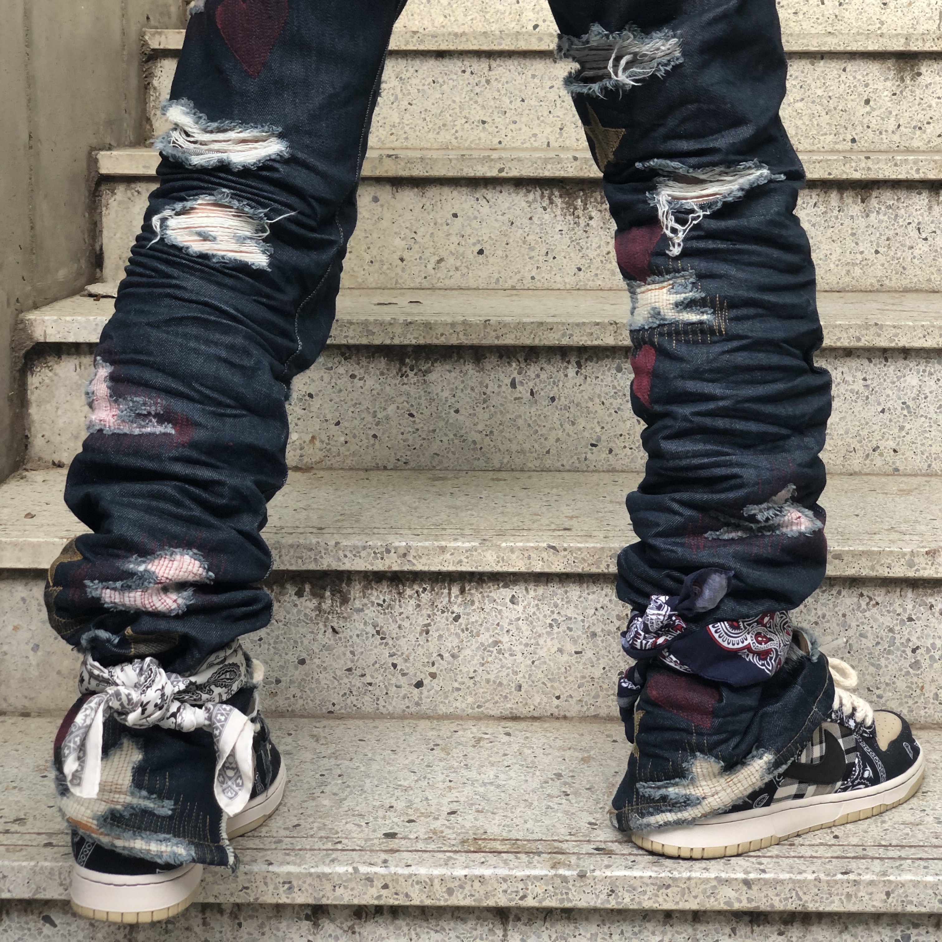 Nike x Travis Scott SB Dunk Low 착용 스타일 - 2