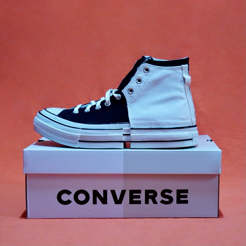Converse x Feng Chen Wang Chuck 70 2-in-1 Natural Ivory Black 착용 스타일 - 5