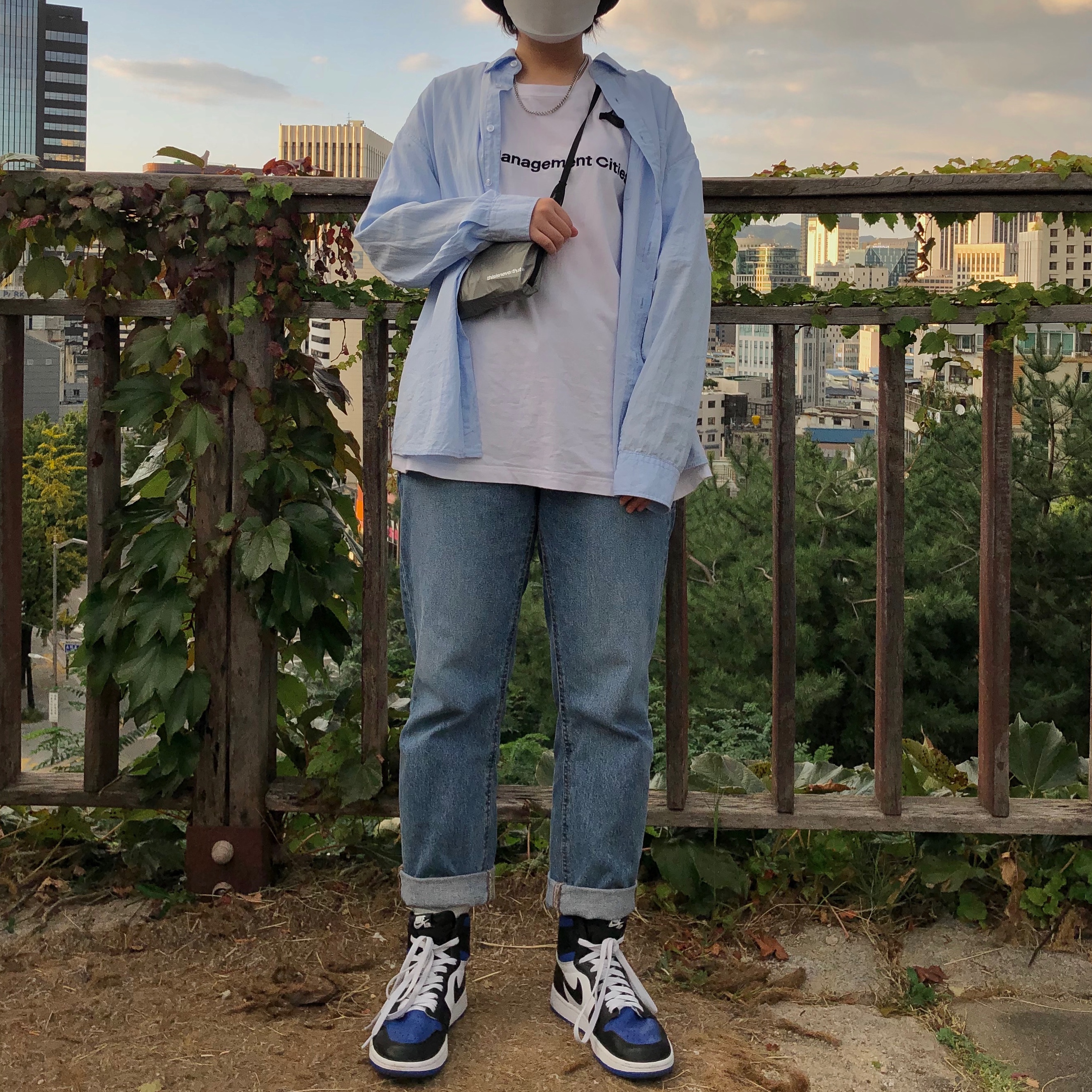 Jordan 1 Retro High OG Royal Toe 착용 스타일