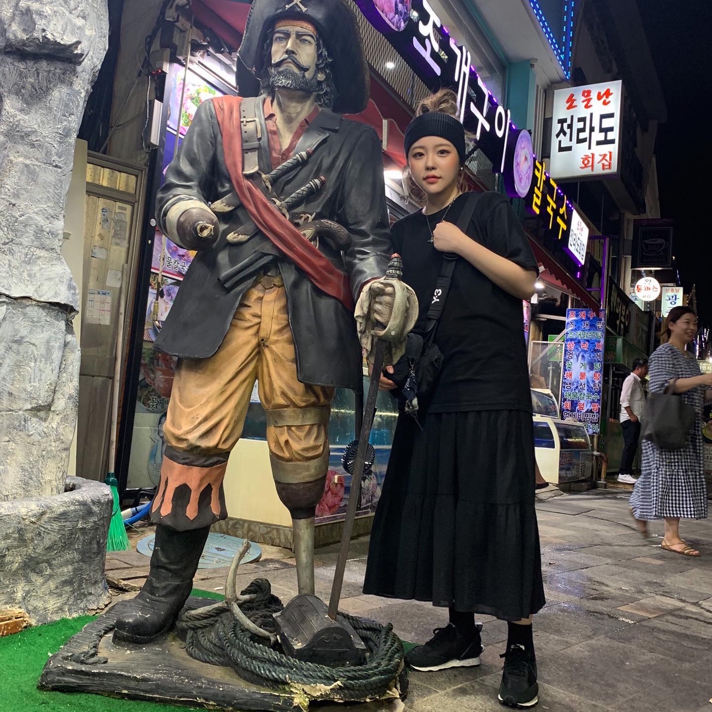 (W) Nike x Undercover Daybreak Black Sail 착용 스타일 - 1