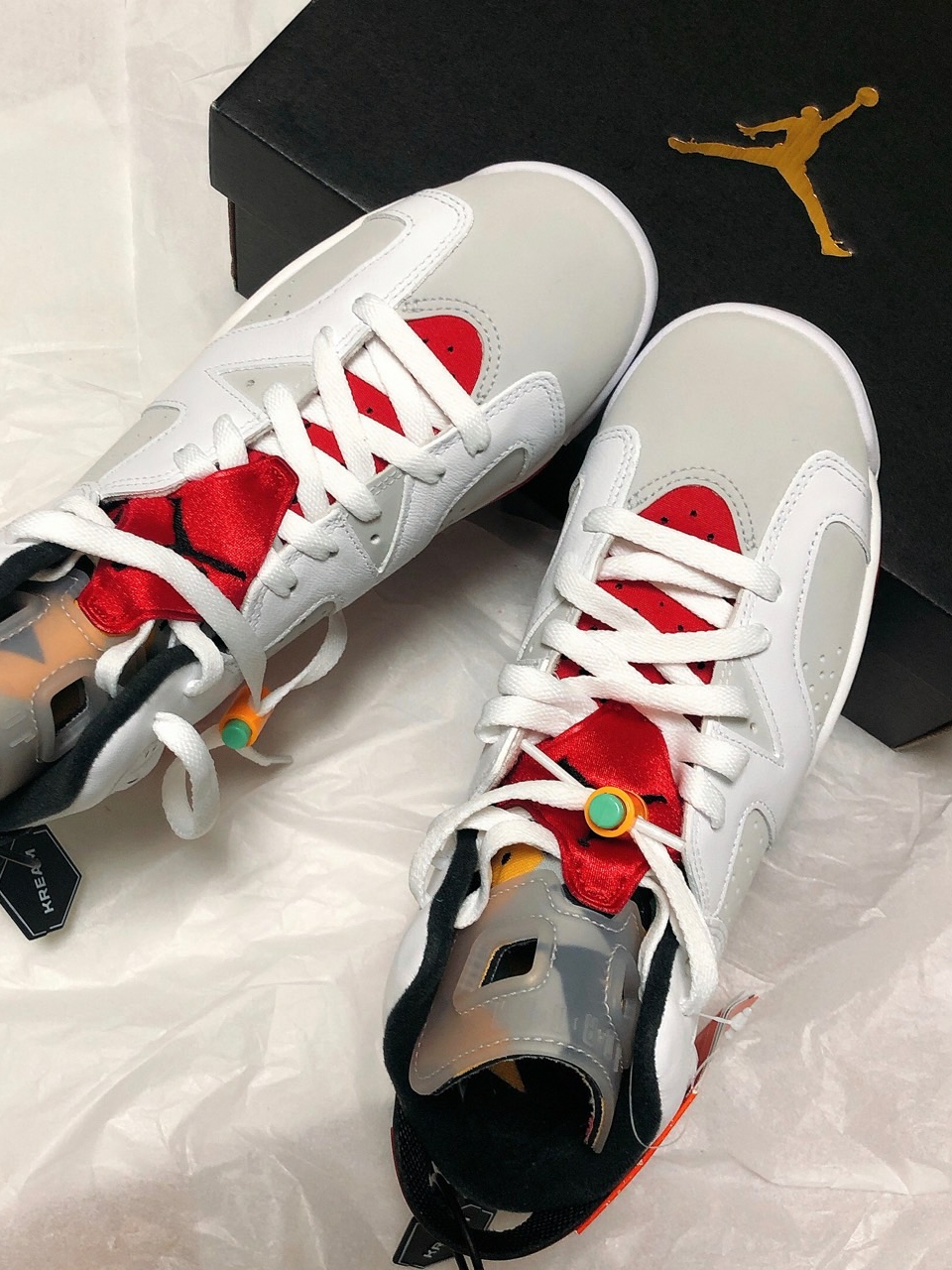 (GS) Jordan 6 Retro Hare 착용 스타일