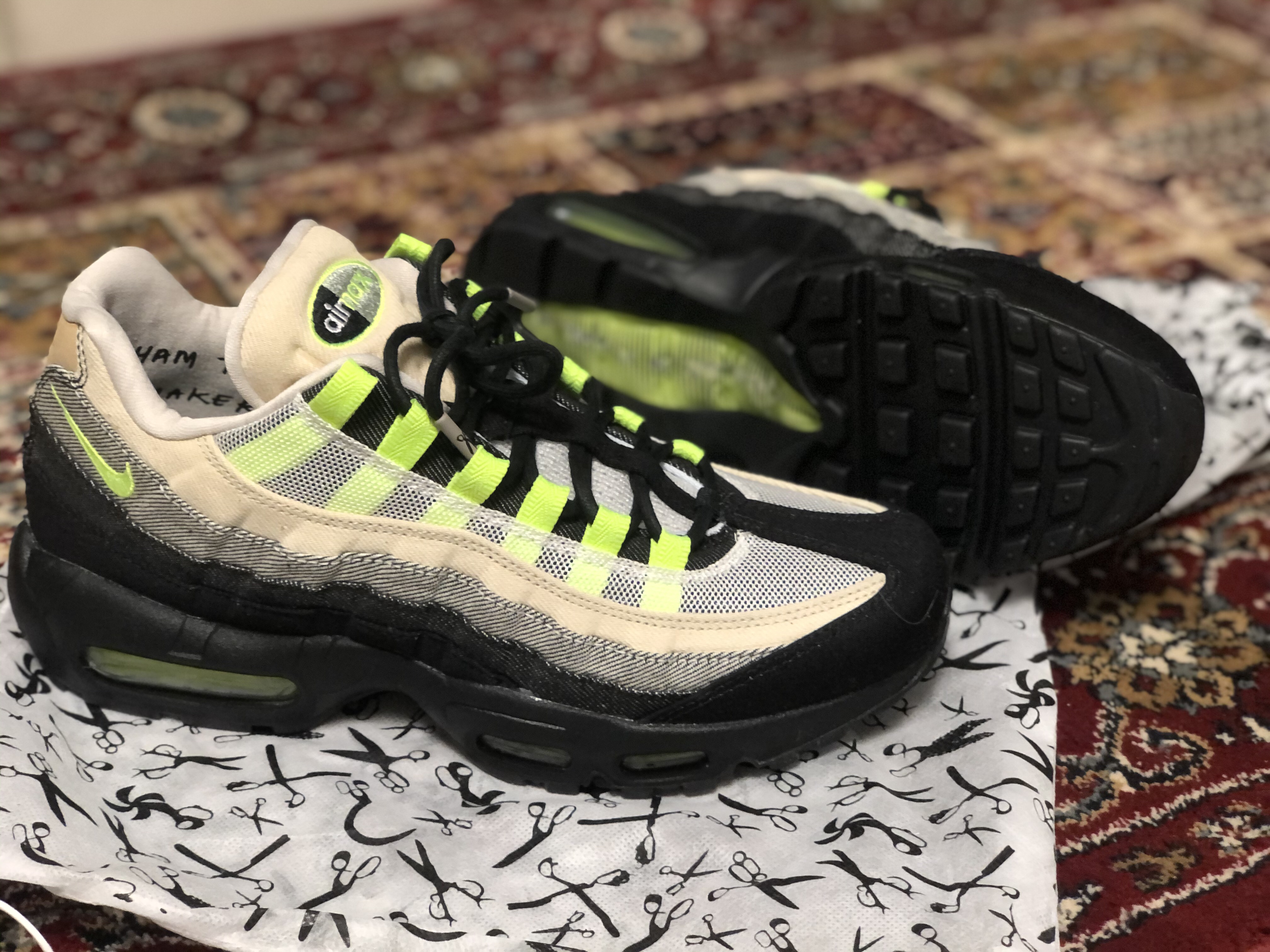 Nike x Denham Air Max 90 Infrared, Nike x Denham Air Max 95 Volt 착용 스타일 - 4