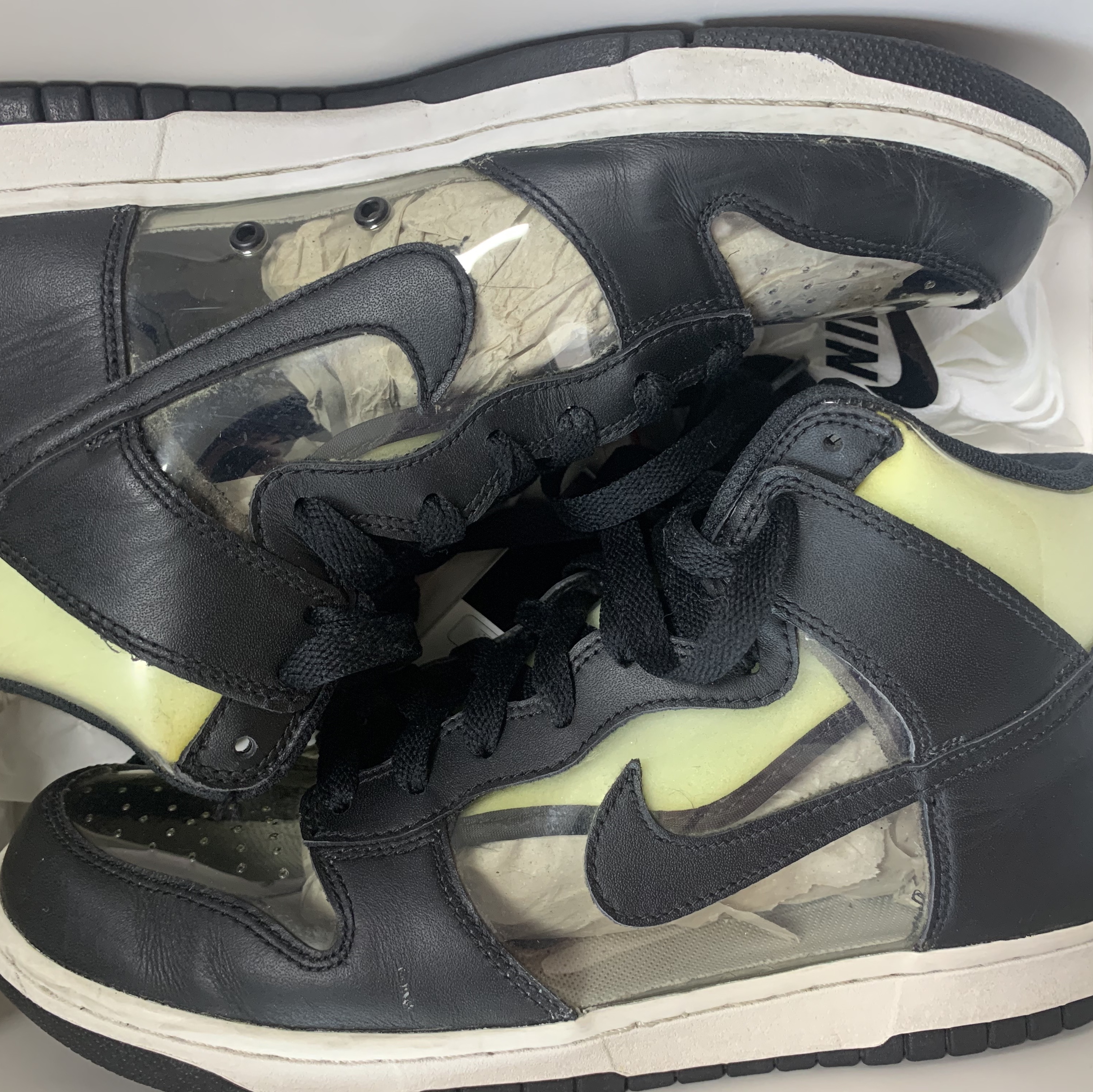 Nike x Comme des Garcons Homme Plus Dunk High Clear 착용 스타일