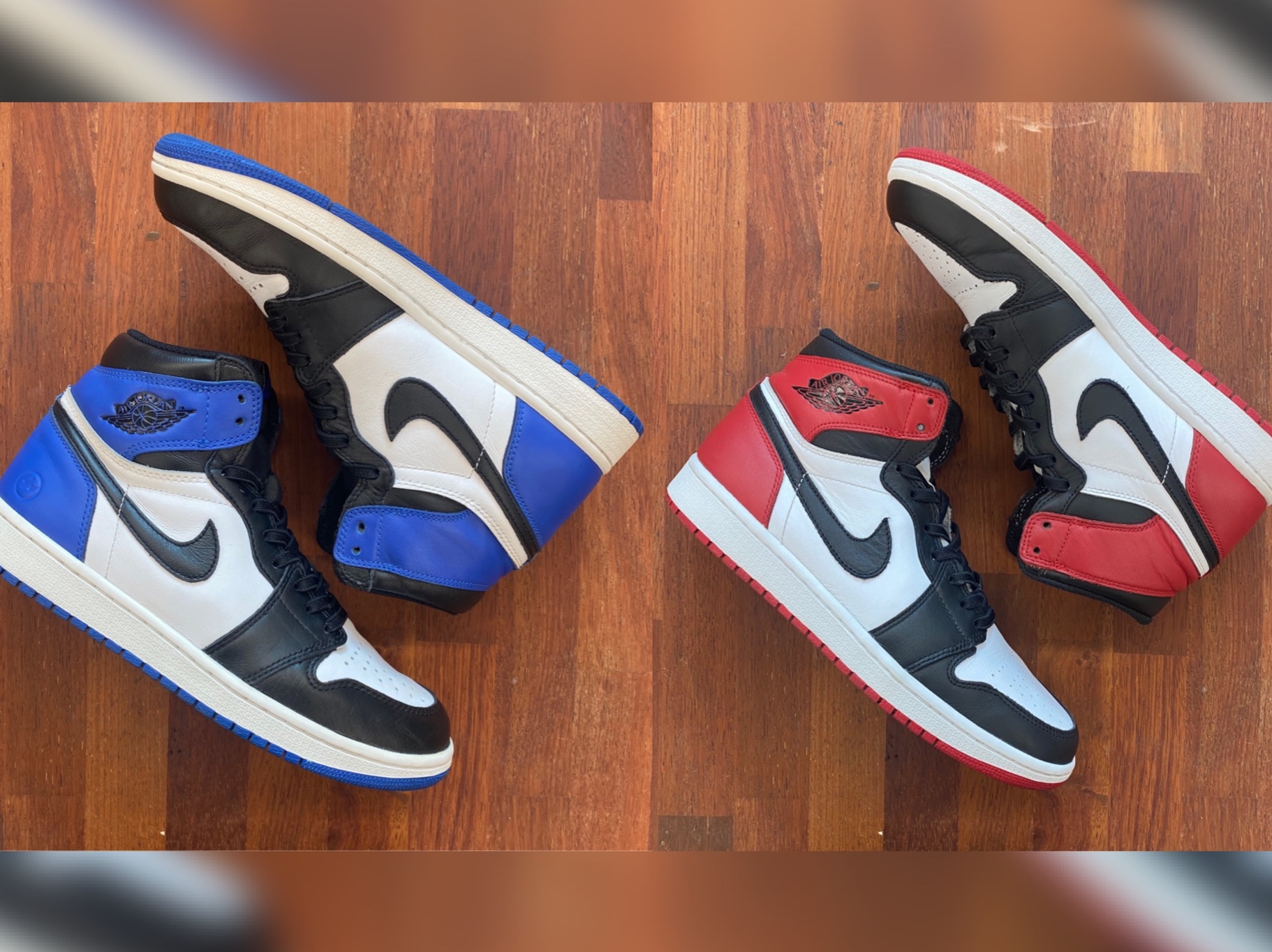 Jordan 1 x Fragment Retro High OG, Jordan 1 Retro Black Toe 2013 착용 스타일