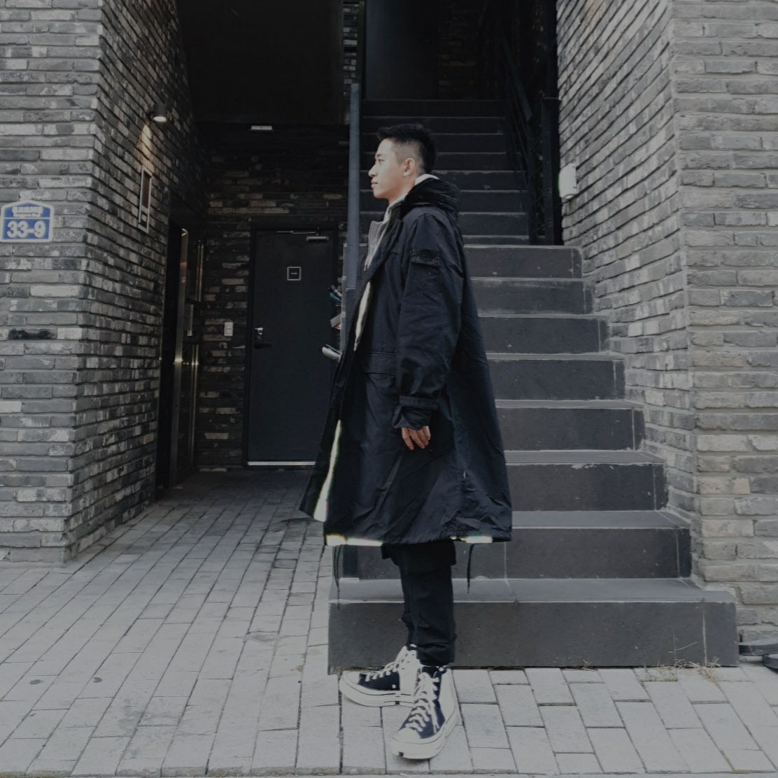 Converse x Feng Chen Wang Chuck 70 2-in-1 Natural Ivory Black 착용 스타일 - 2