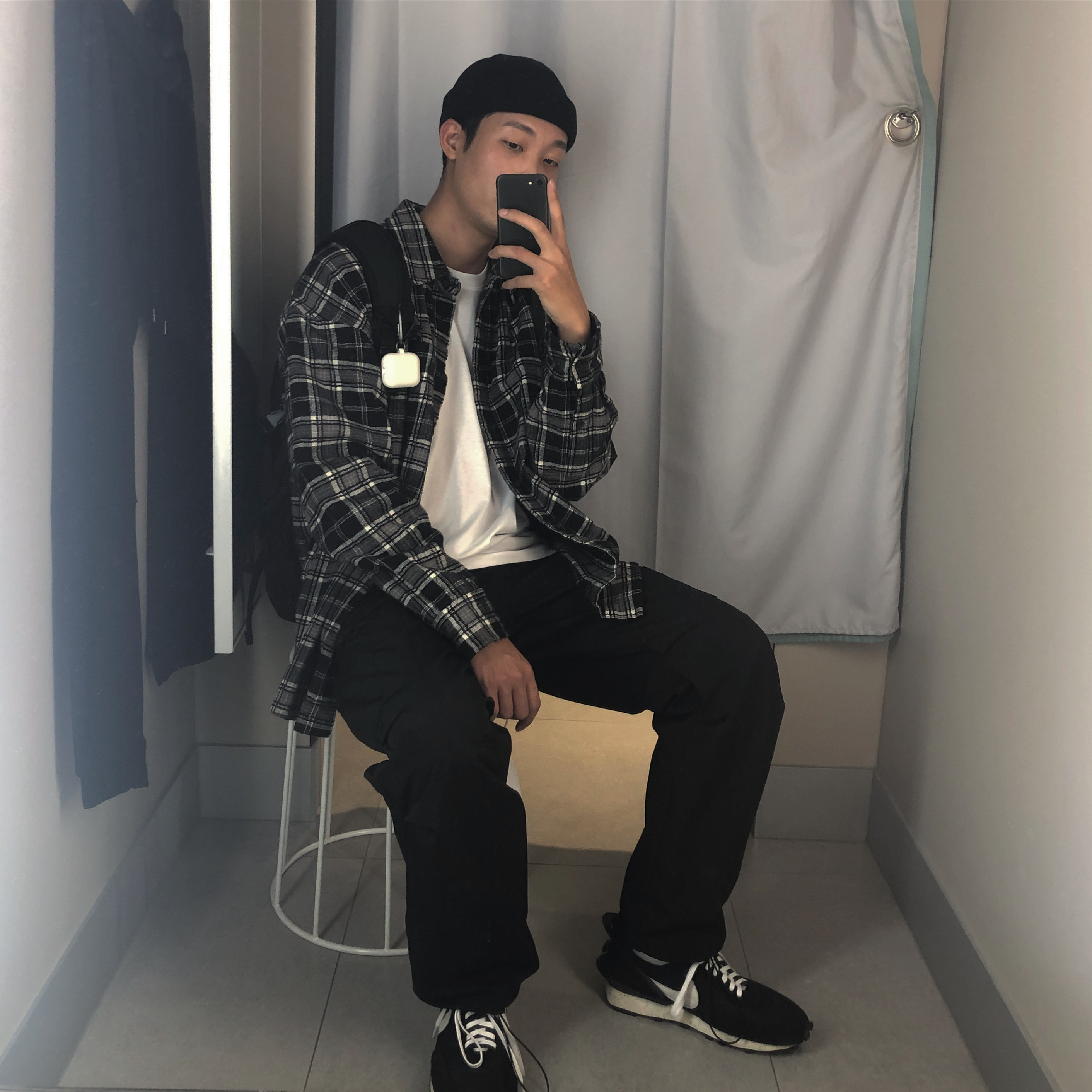 Nike x Undercover Daybreak Black 착용 스타일