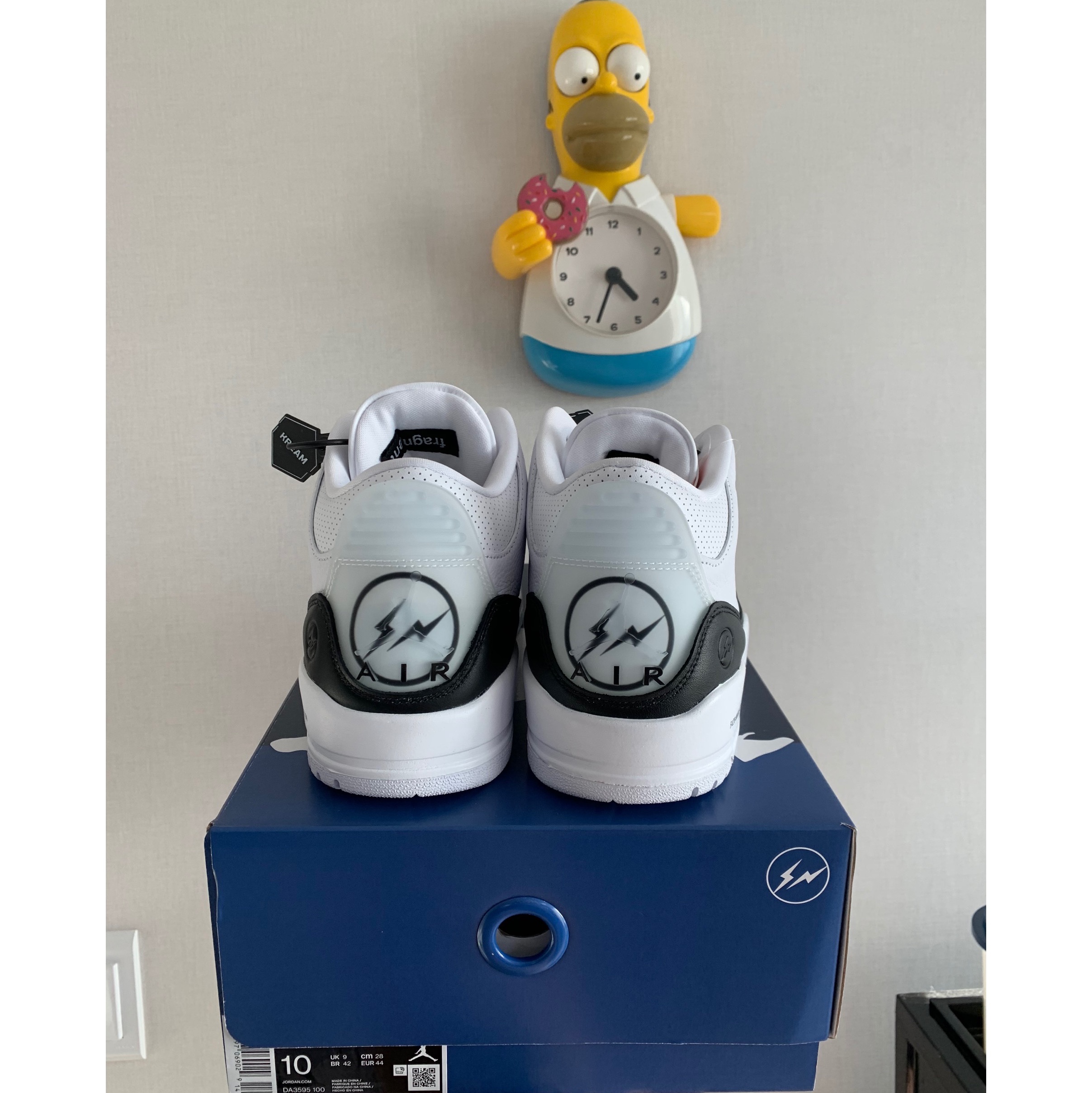 Jordan 3 x Fragment Retro SP White Black 착용 스타일