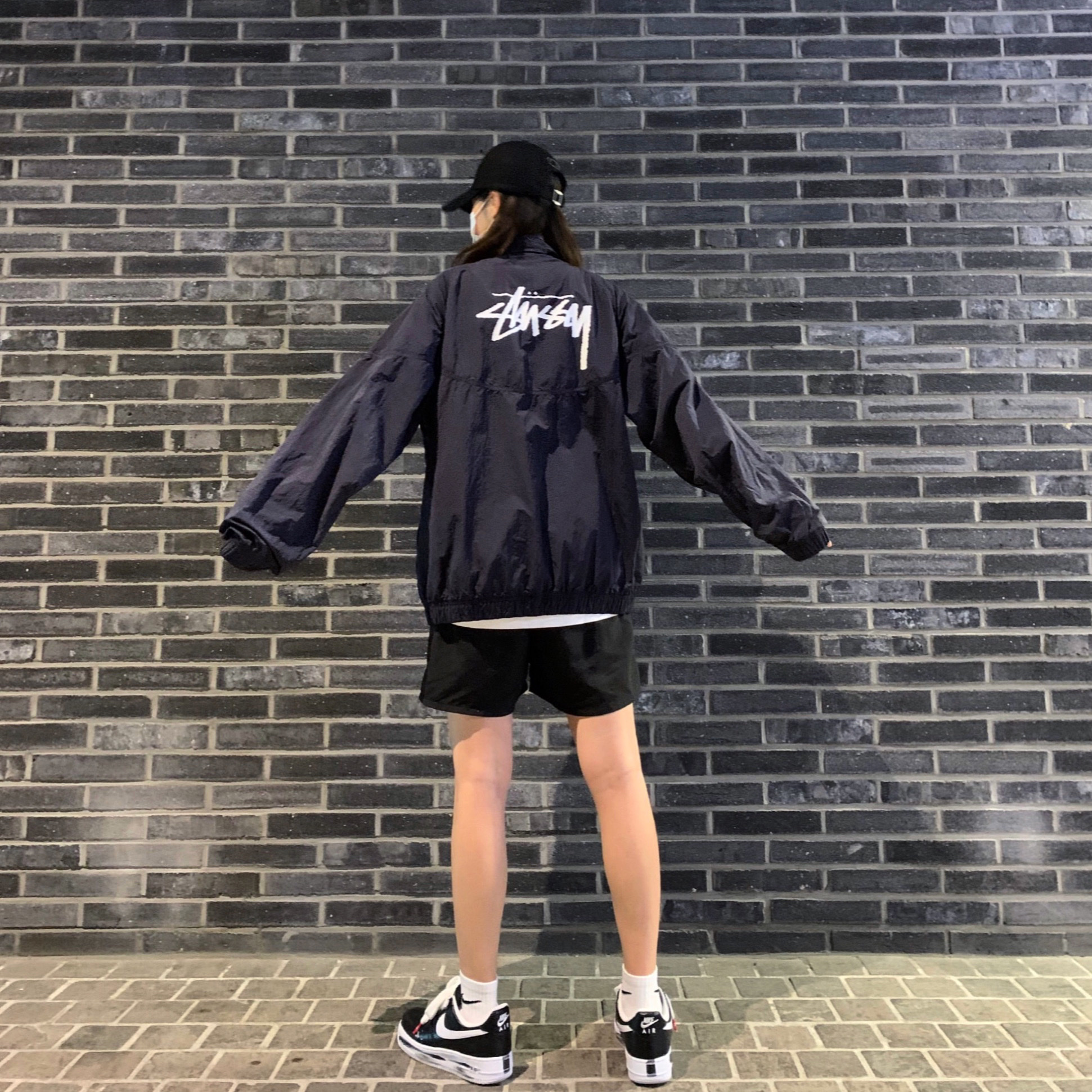 Nike x Peaceminusone Air Force 1 Low Para-Noise 착용 스타일