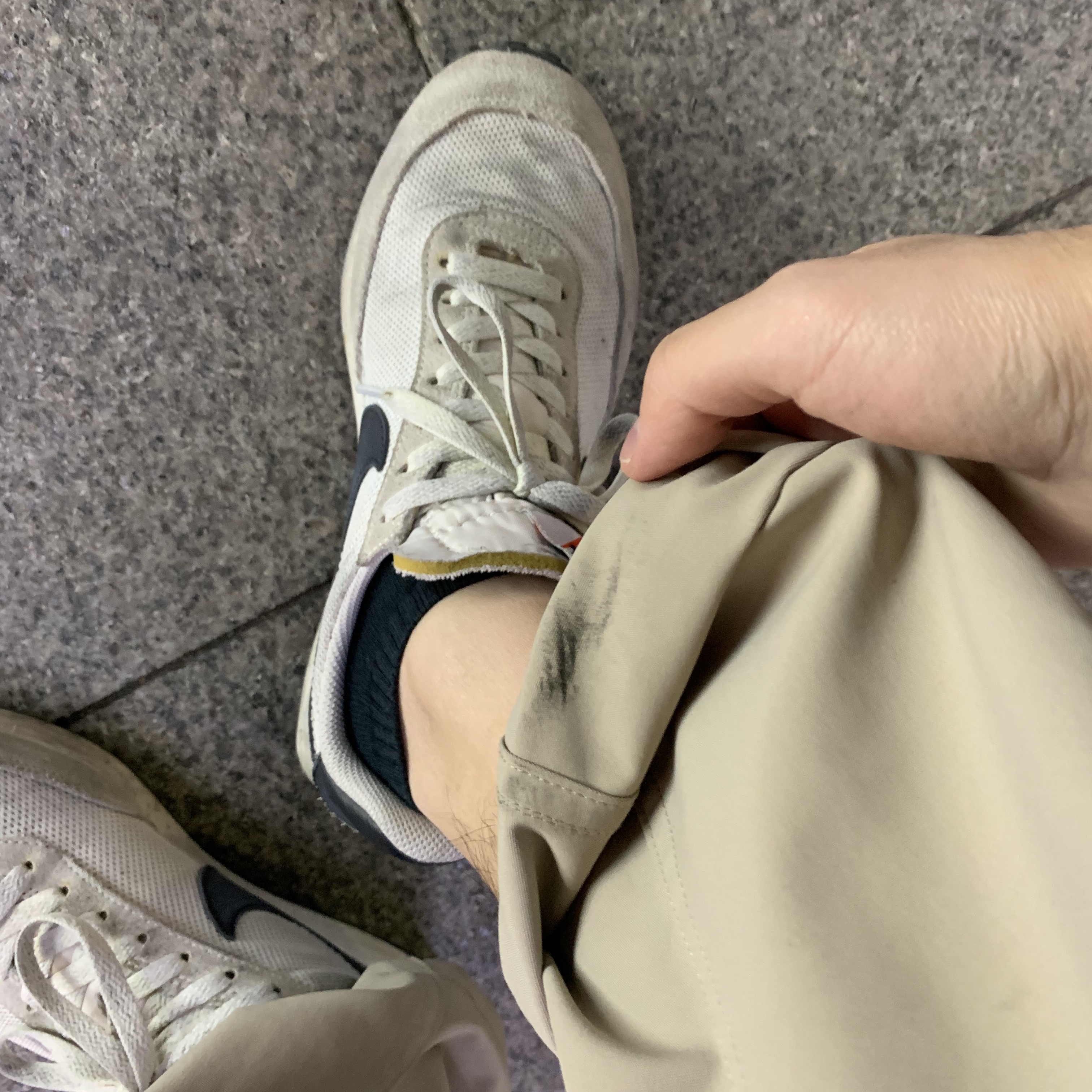 Nike Air Tailwind 79 White Phantom Black 착용 스타일