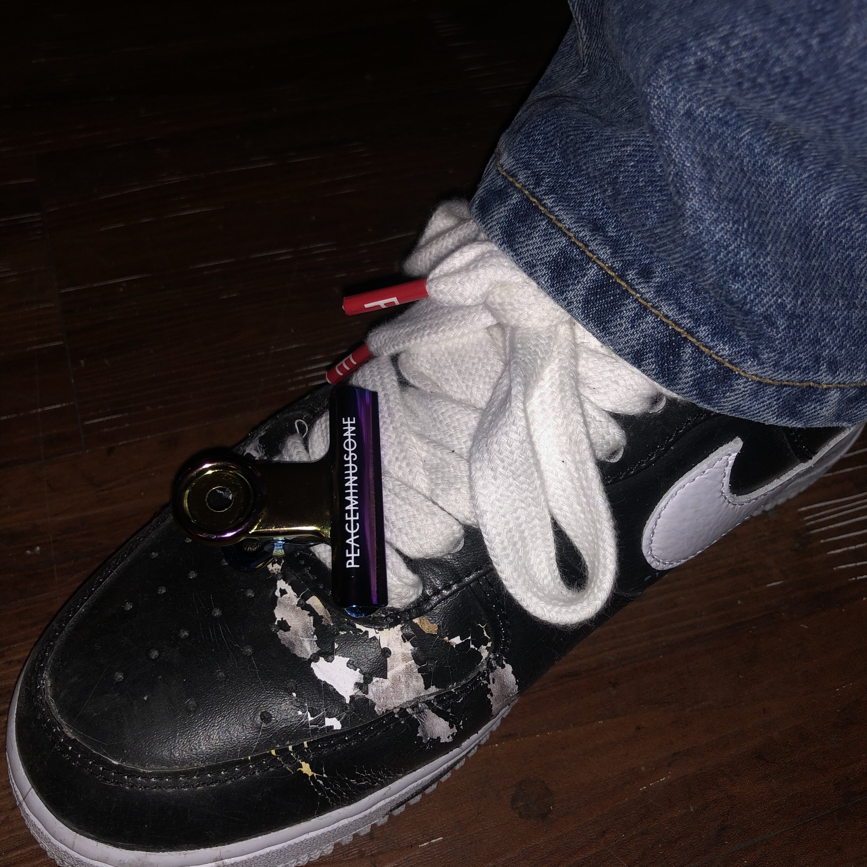 Nike x Peaceminusone Air Force 1 Low Para-Noise 착용 스타일 - 1