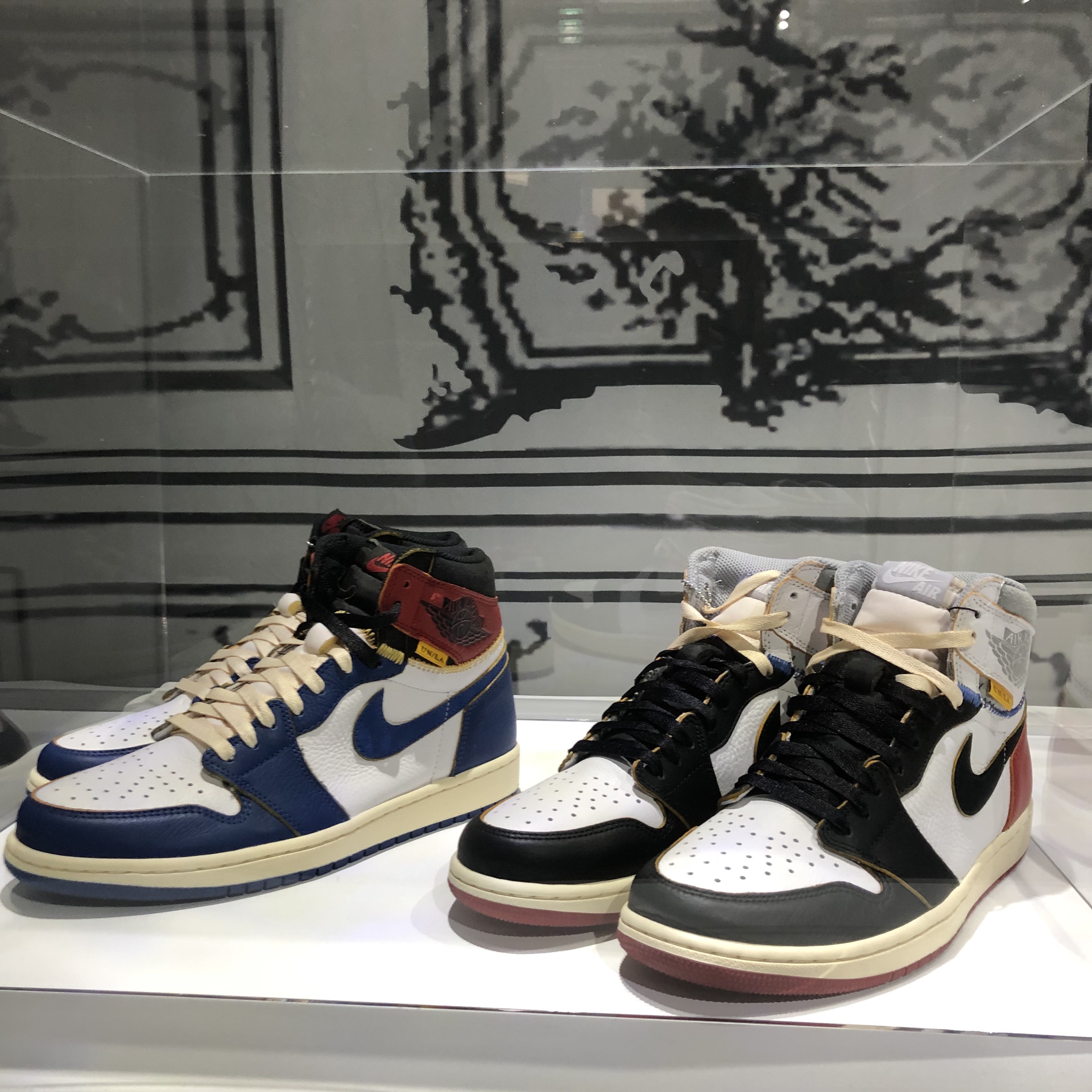 Jordan 1 x Union Retro High Blue Toe, Jordan 1 x Union Retro High Black Toe 착용 스타일 - 1