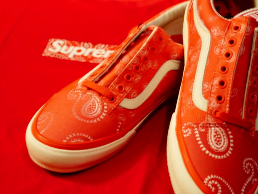 Vans Vault x Casestudy Old Skool LX Cherry Tomato 착용 스타일 - 2