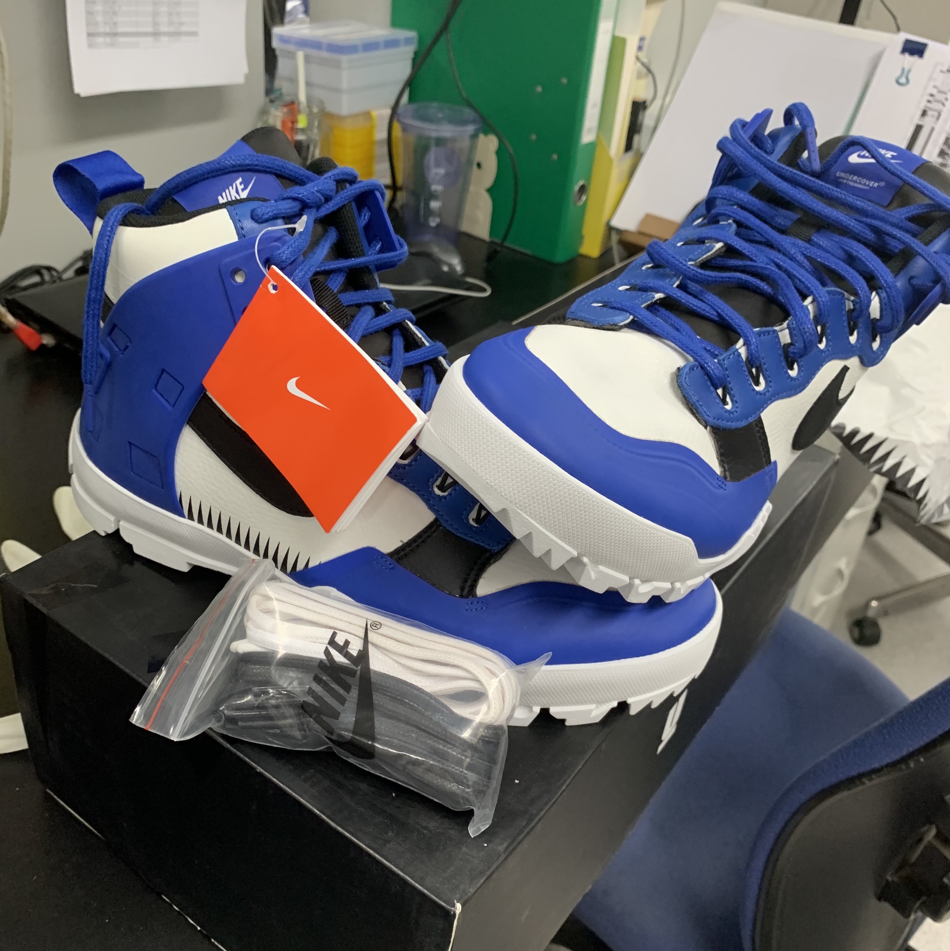 Nike x Undercover SFB Jungle Dunk White 착용 스타일