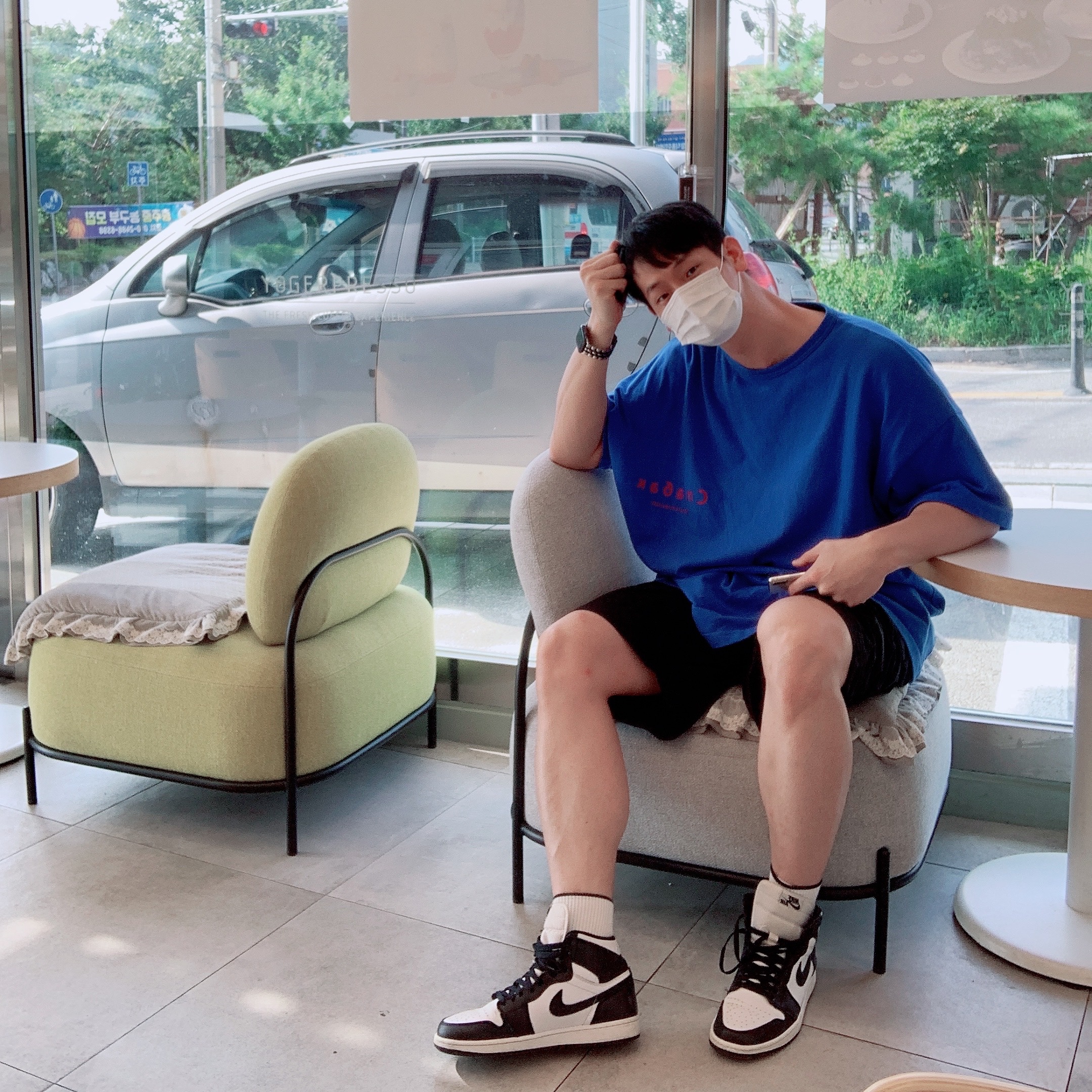 Jordan 1 Retro High OG Black White 2014 착용 스타일