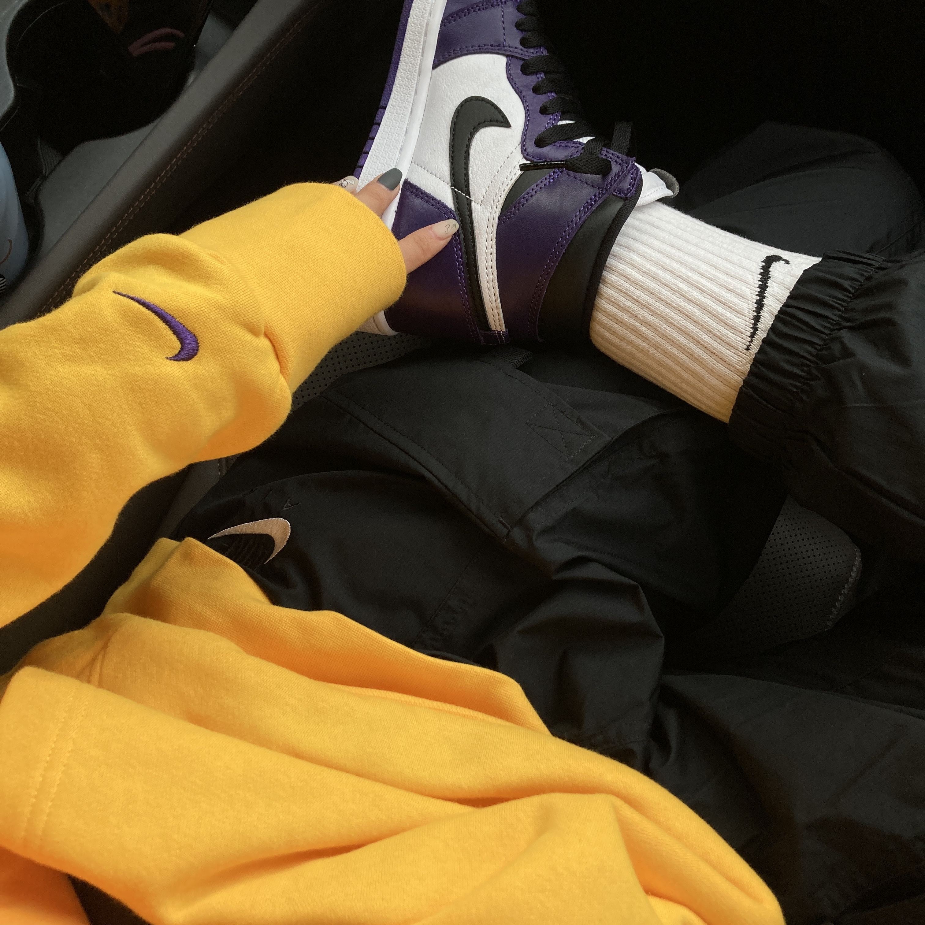 Jordan 1 Retro High OG Court Purple 2020 착용 스타일