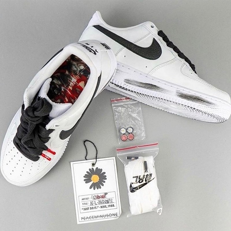 Nike x Peaceminusone Air Force 1 Low Para-Noise 2.0 착용 스타일 - 2