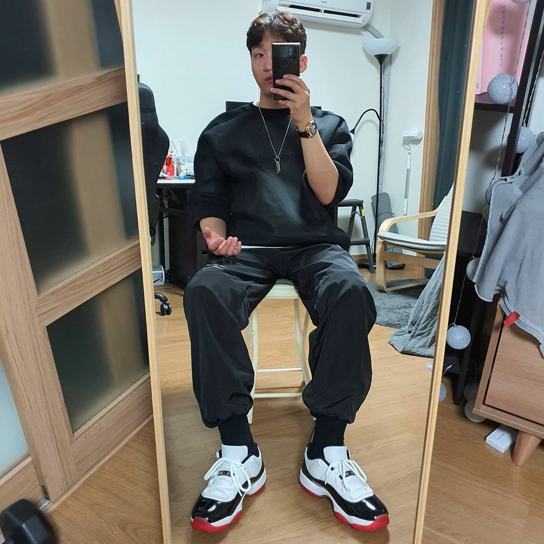 Jordan 11 Retro Low Concord Bred 착용 스타일