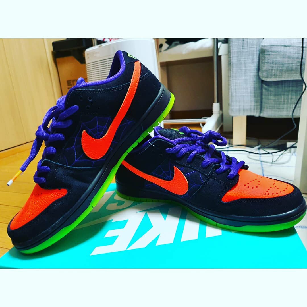 Nike SB Dunk Low Pro Night of Mischief Halloween 착용 스타일 - 2