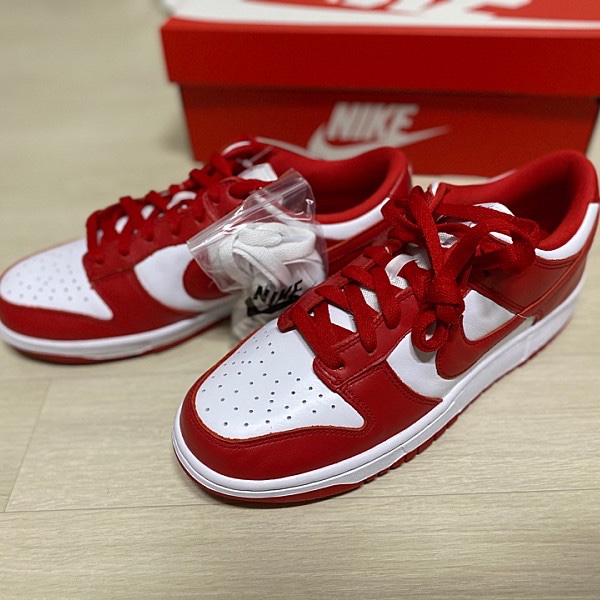 Nike Dunk Low SP University Red 2020 착용 스타일 - 1