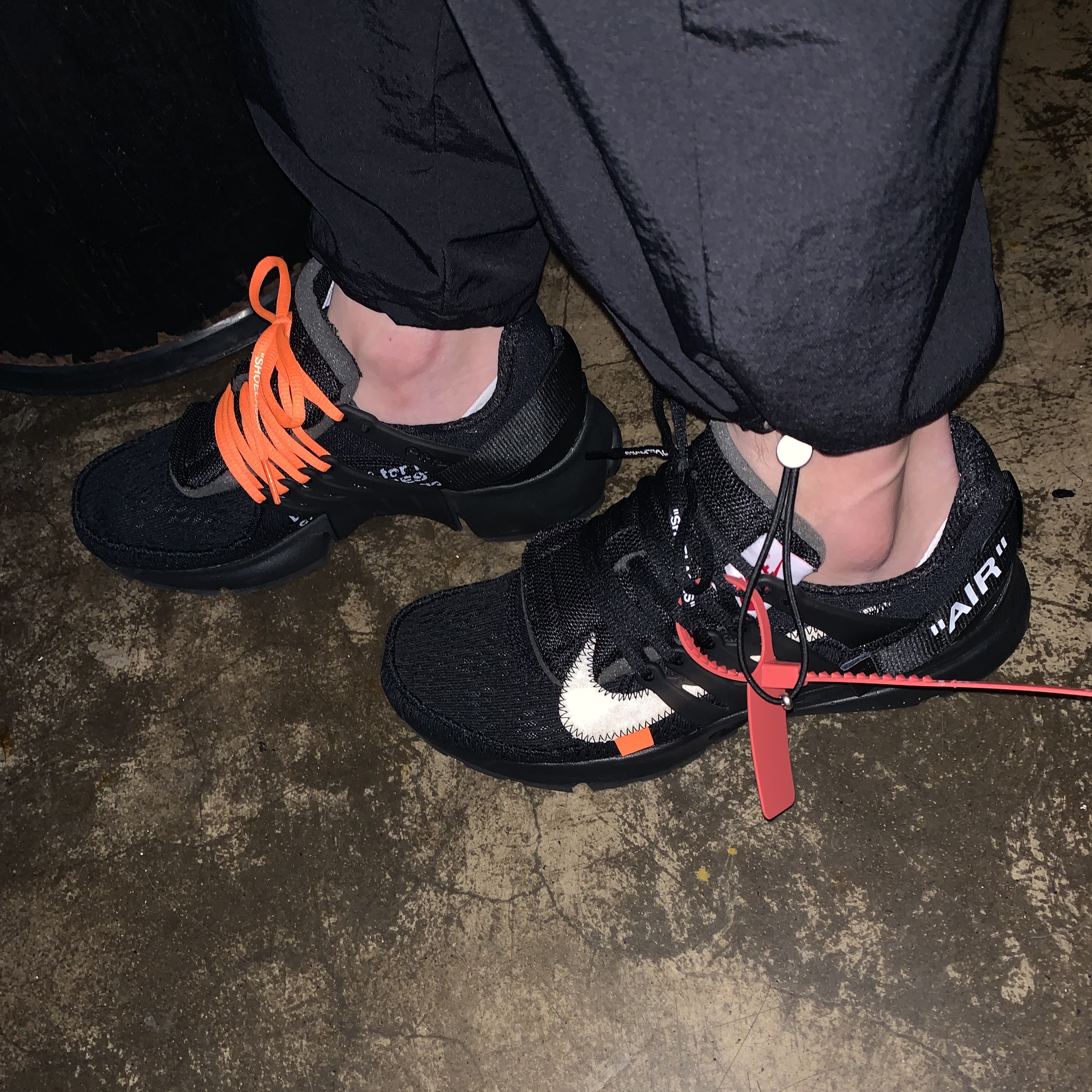 Nike x Off-White Air Presto Black 착용 스타일
