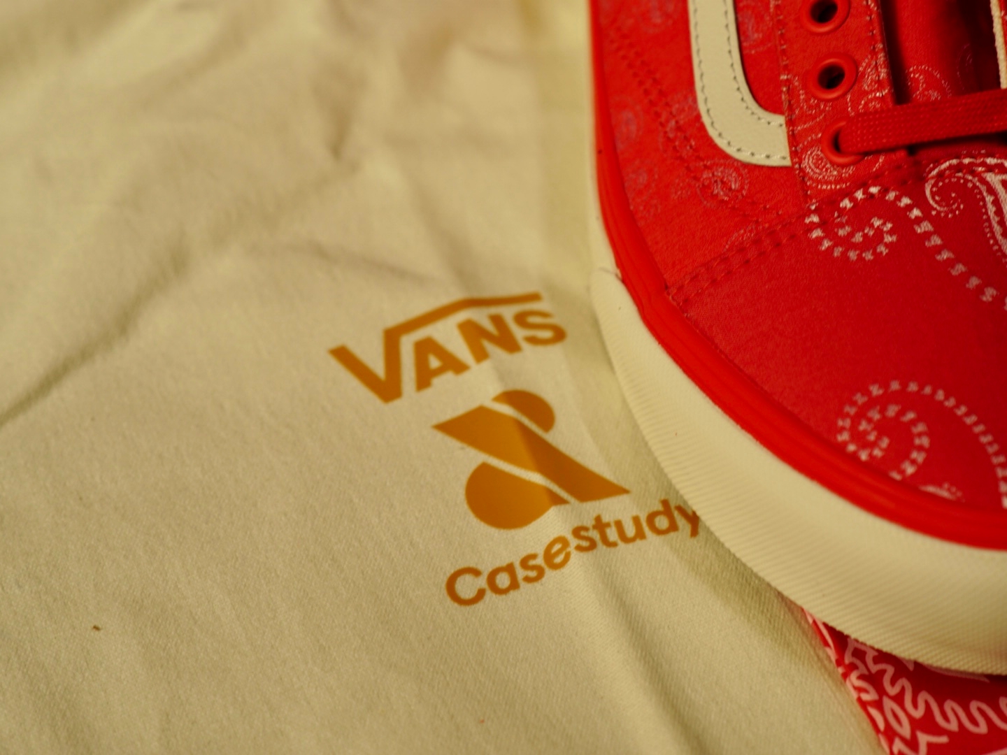 Vans Vault x Casestudy Old Skool LX Cherry Tomato 착용 스타일 - 4