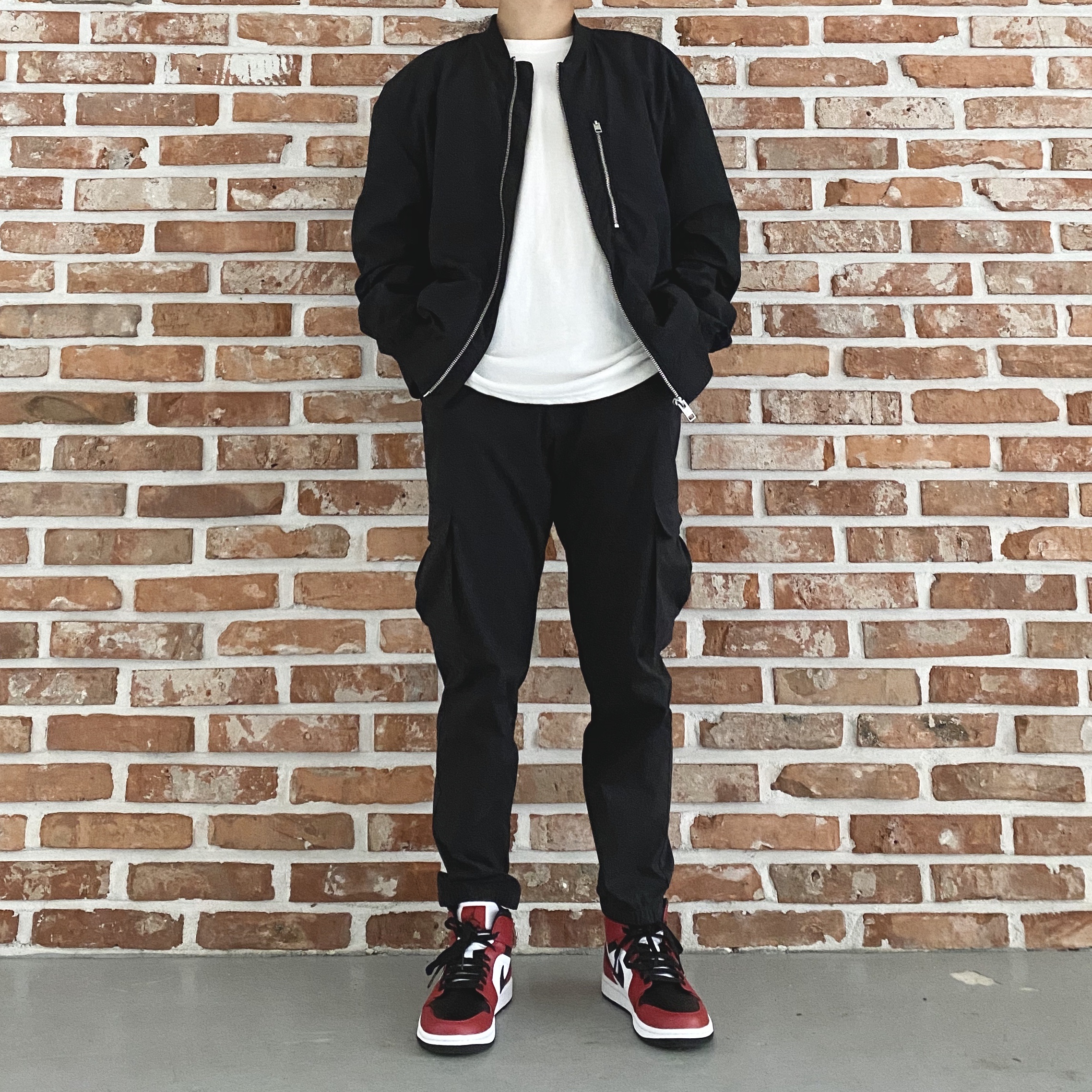 Jordan 1 Mid Chicago Black Toe 착용 스타일