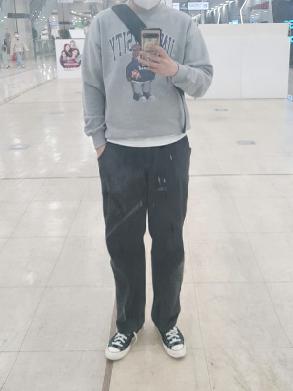 Converse Chuck 70 Hi Black 착용 스타일