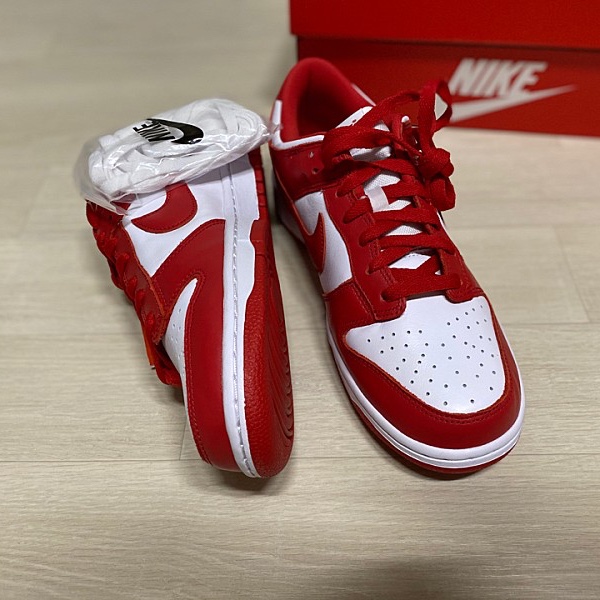 Nike Dunk Low SP University Red 2020 착용 스타일 - 2