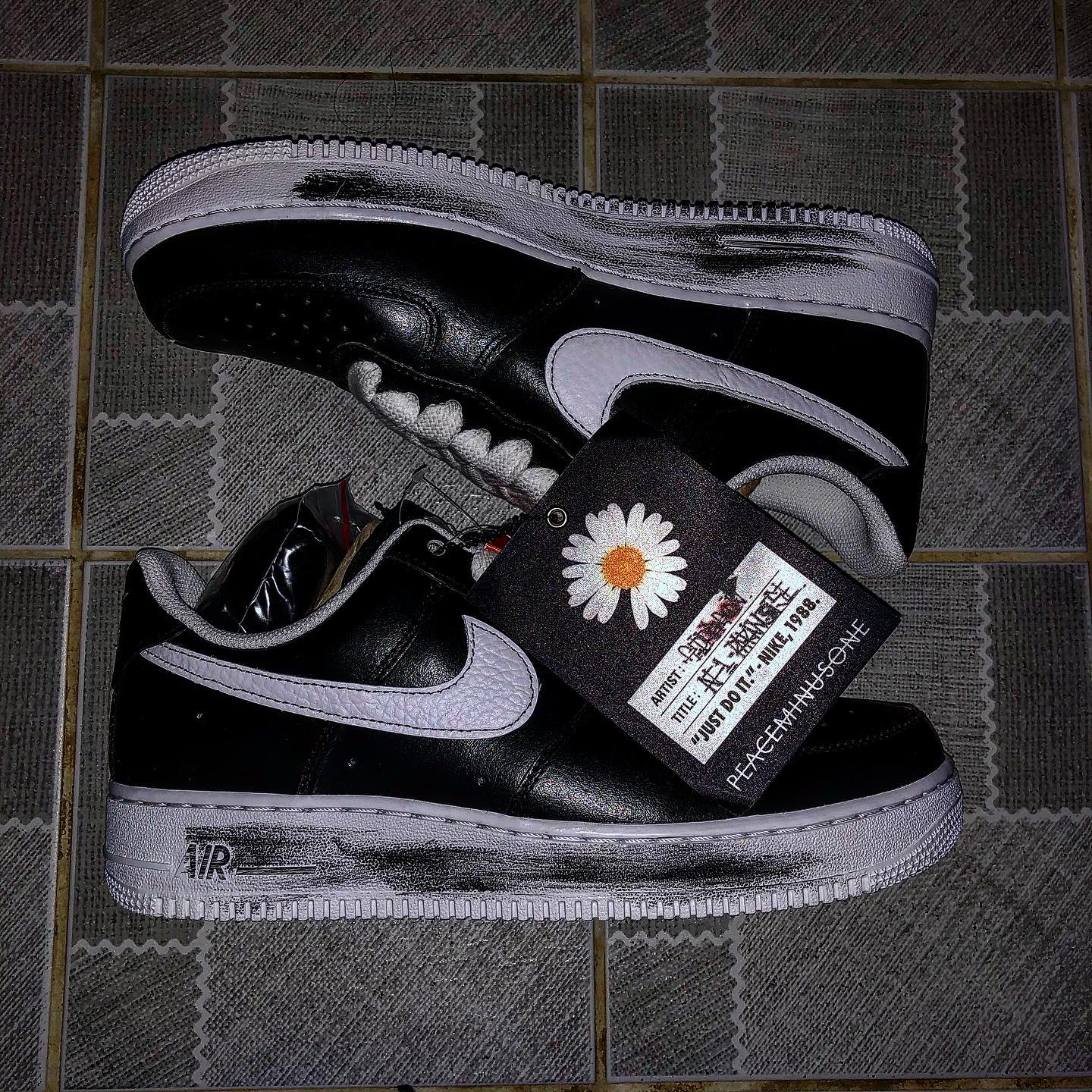 Nike x Peaceminusone Air Force 1 Low Para-Noise 착용 스타일 - 2