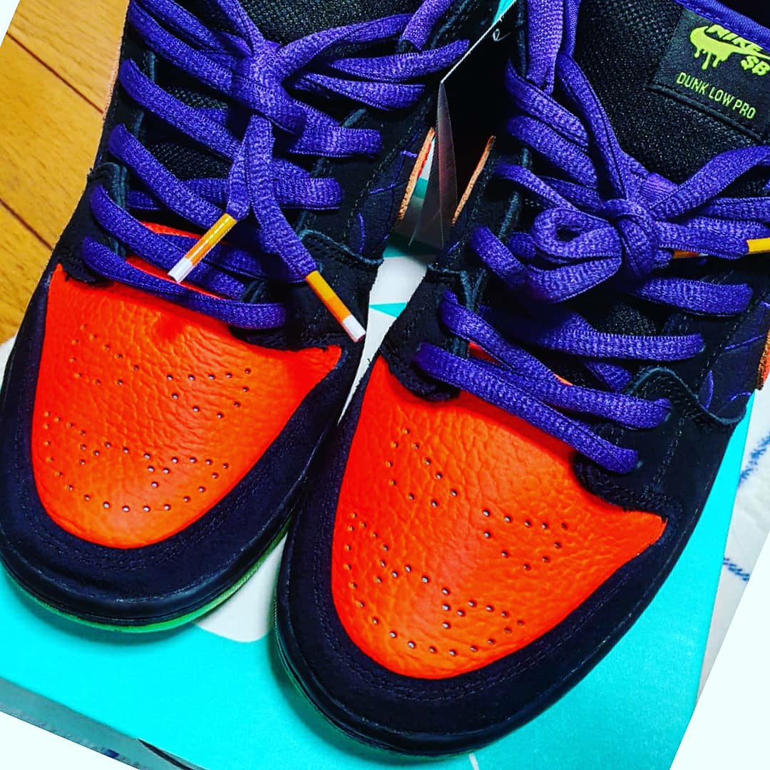 Nike SB Dunk Low Pro Night of Mischief Halloween 착용 스타일 - 5